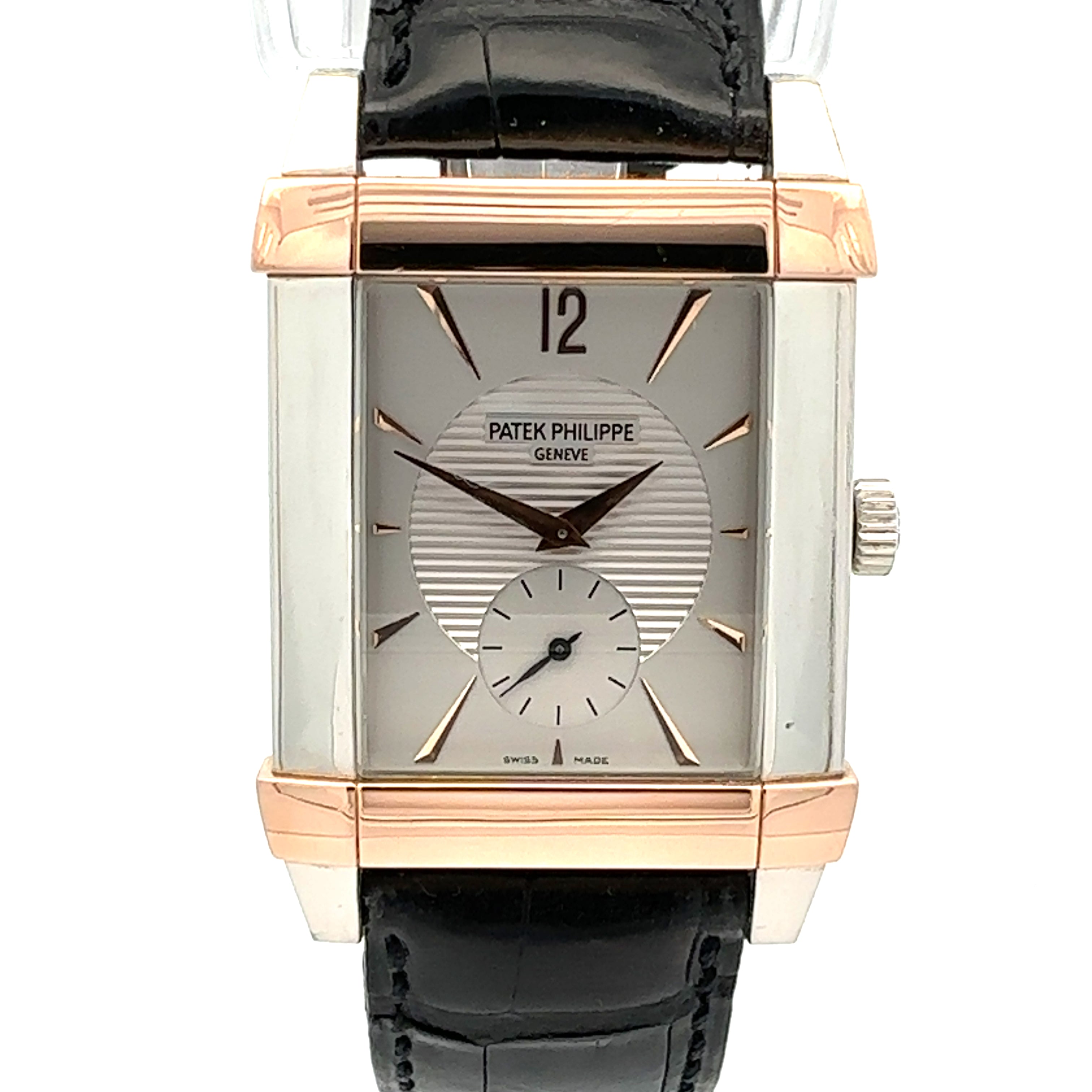 Patek Philippe Platinum and Rose Gold Gondolo reference 5111PR