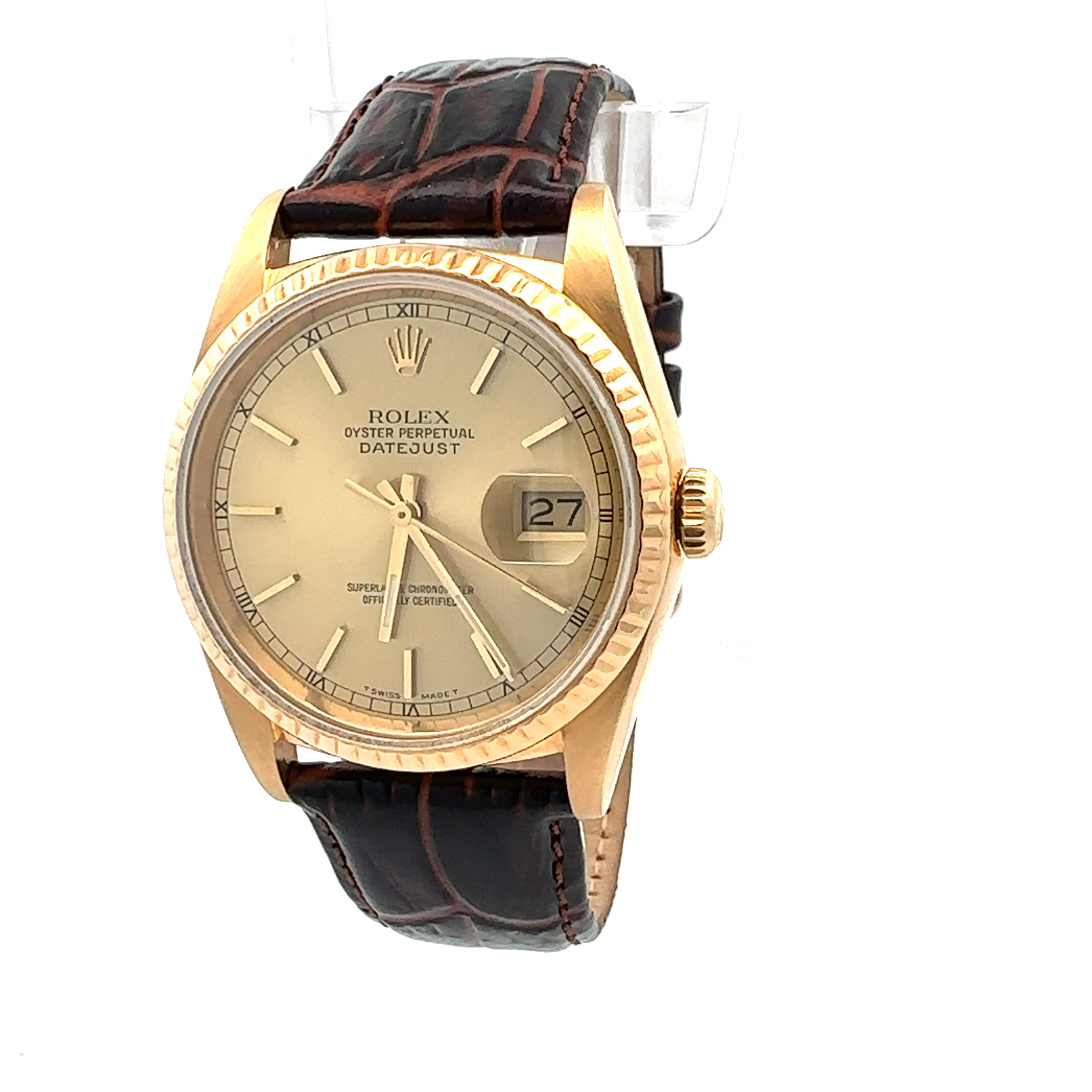 Rolex 18ct Yellow Gold Datejust reference 16238