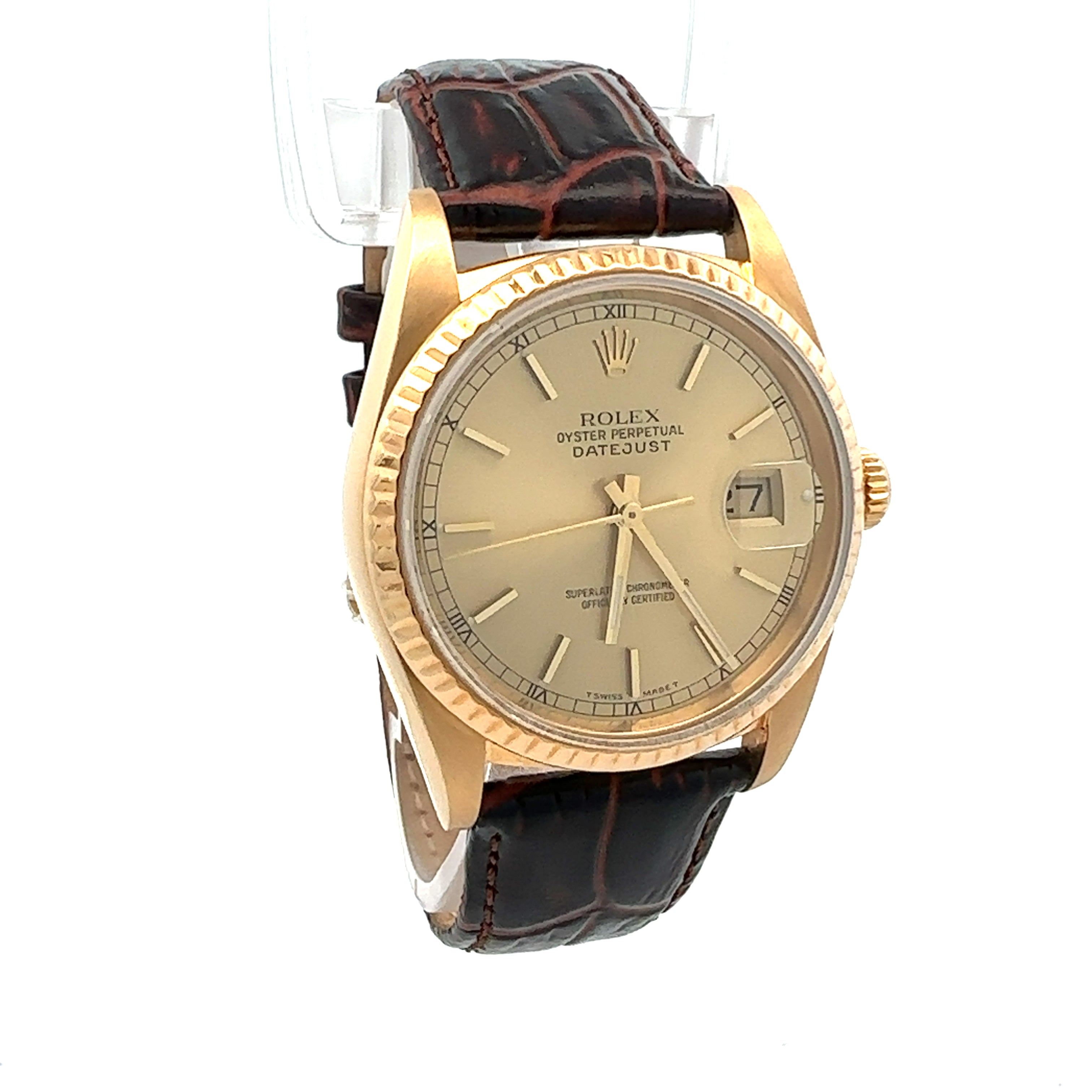 Rolex 18ct Yellow Gold Datejust reference 16238