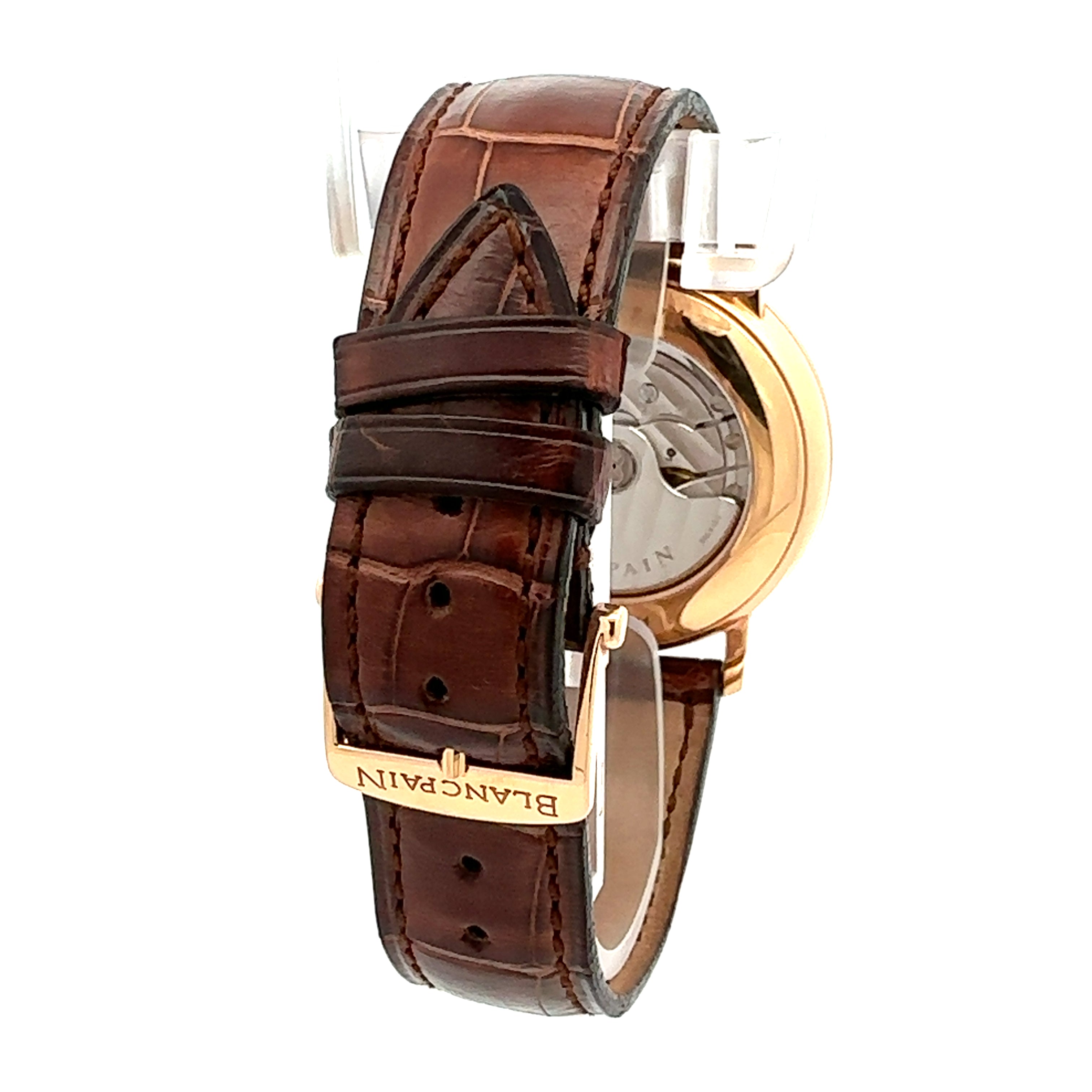 Blancpain 18ct Rose Gold Villeret Time Zone reference 6260-3642-55