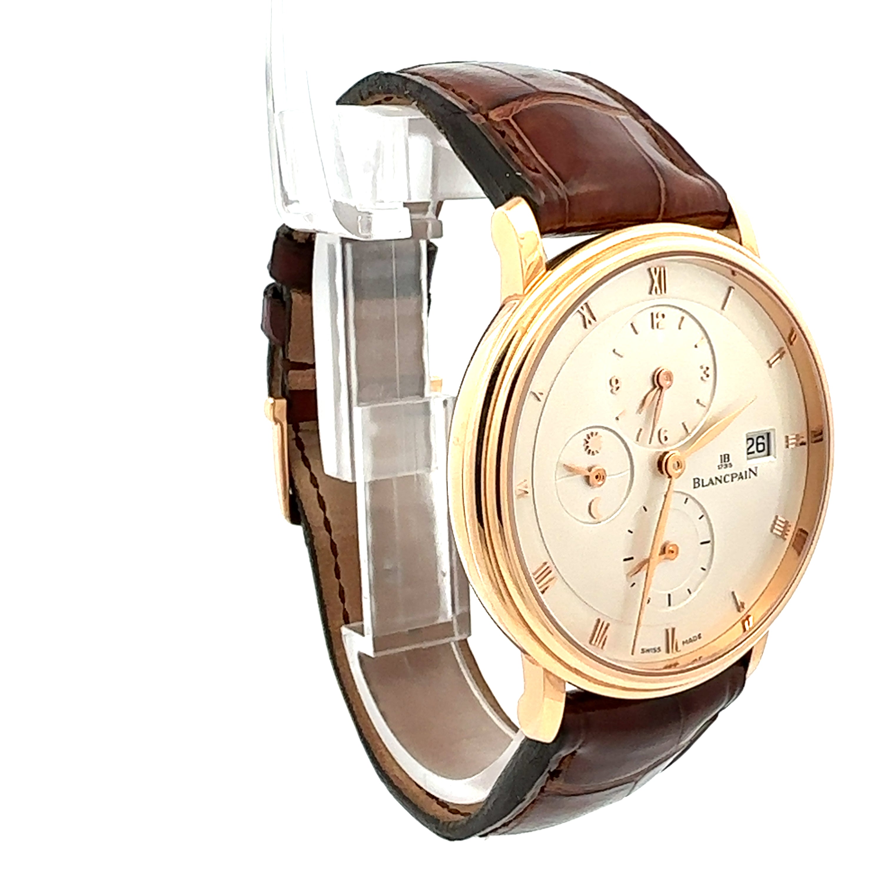 Blancpain 18ct Rose Gold Villeret Time Zone reference 6260-3642-55
