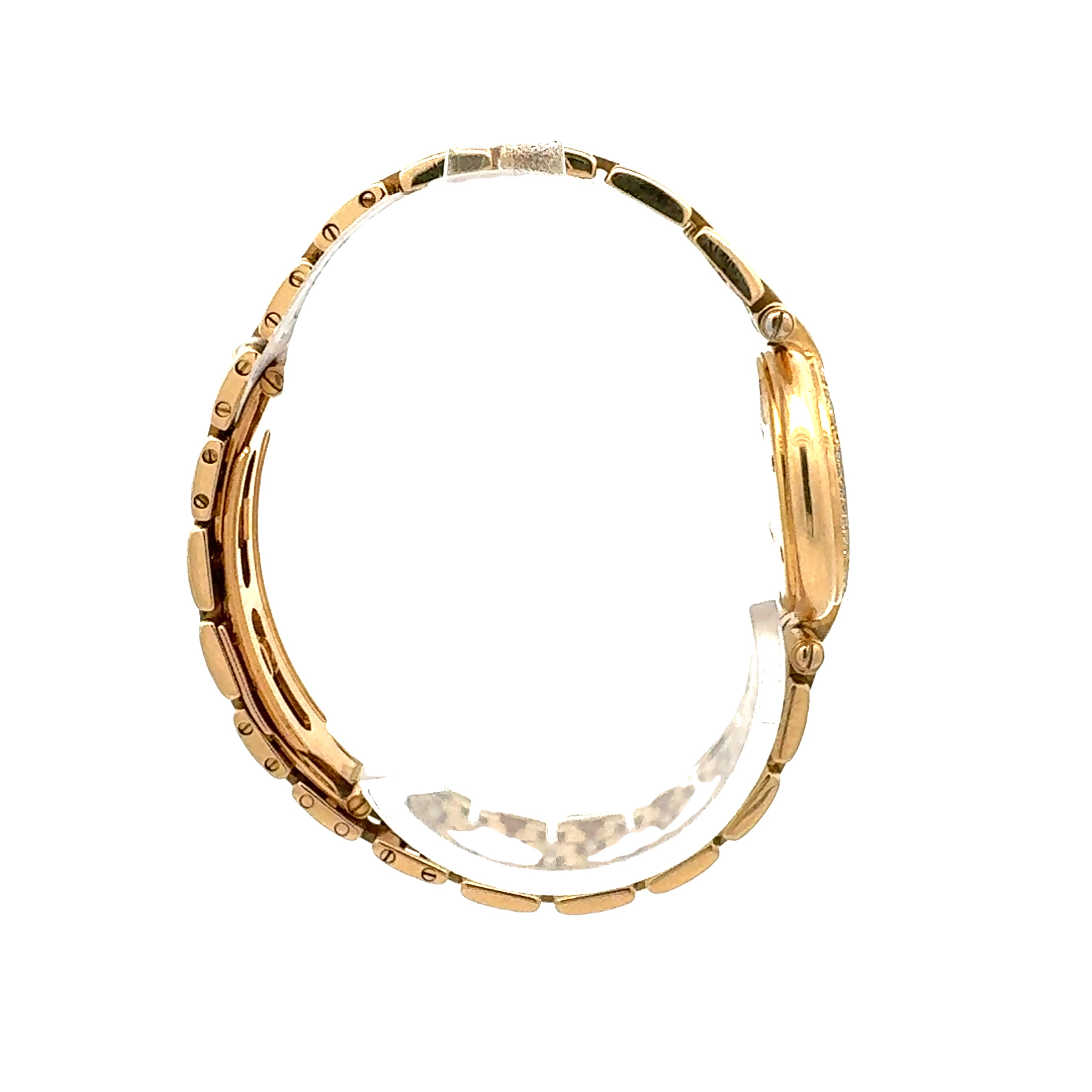 Cartier 18ct Yellow Gold Panthere Ronde reference 866925 With Factory Diamonds