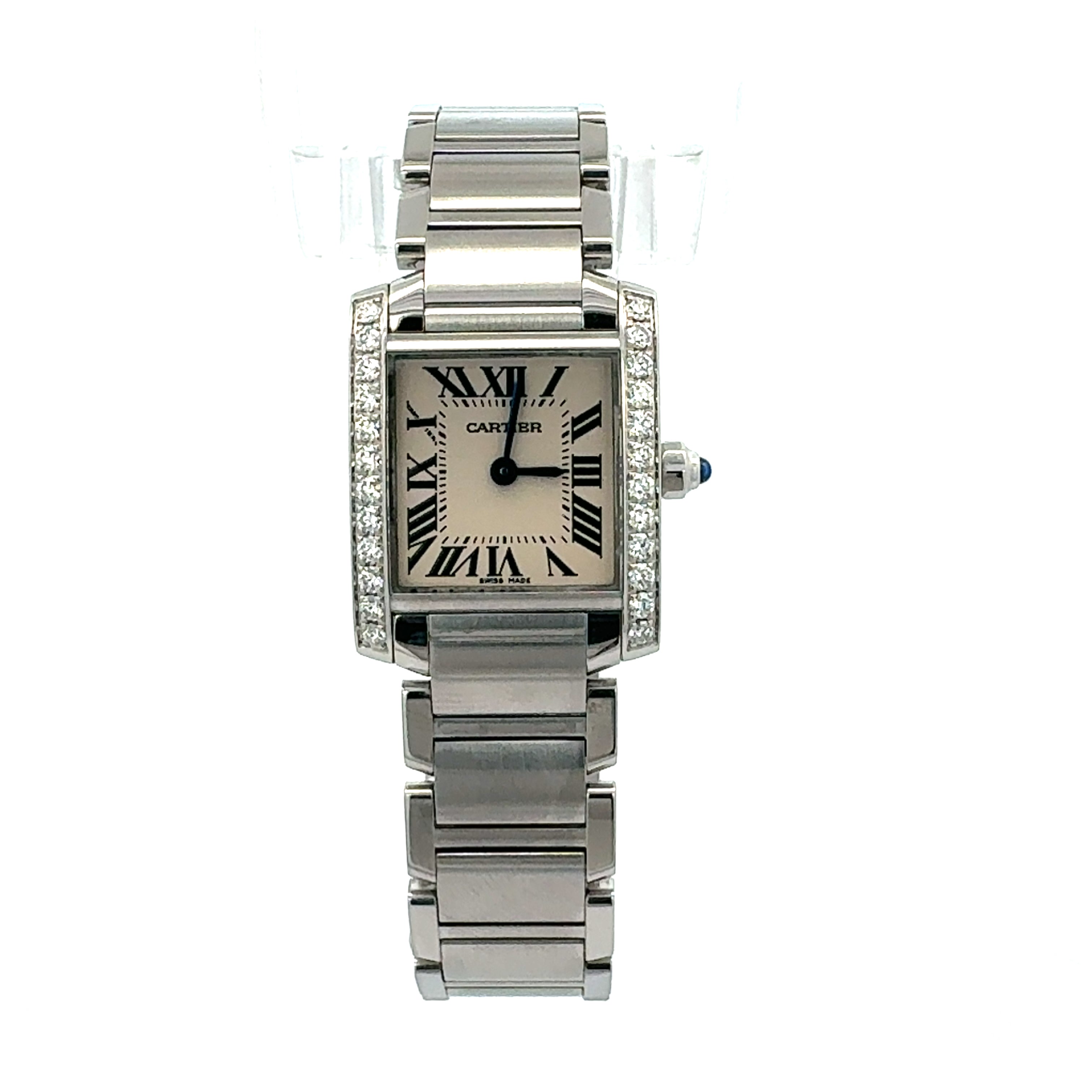 Cartier Tank Francaise reference WT4A0008/3217 Factory Diamonds