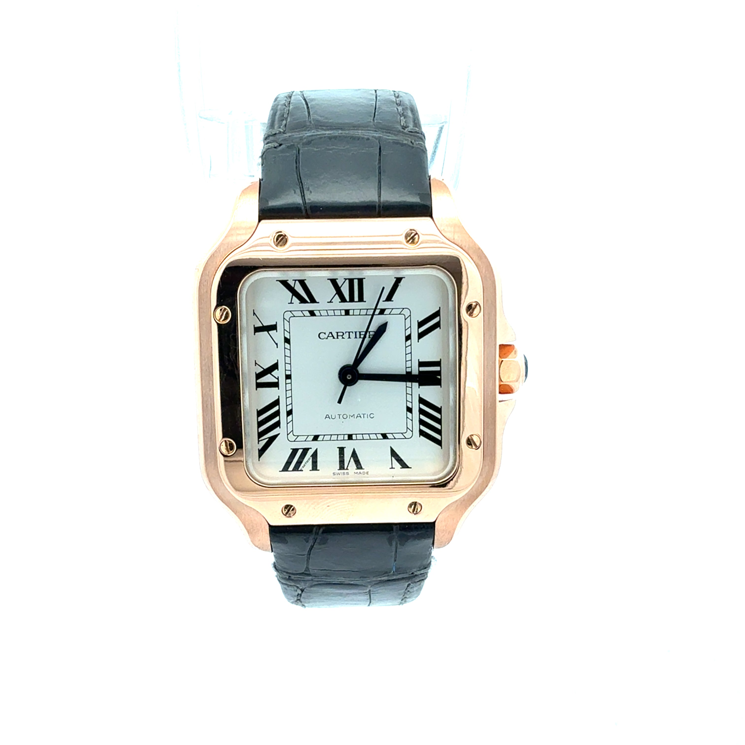 Cartier 18ct Rose Gold Santos De Cartier reference WGSA0028
