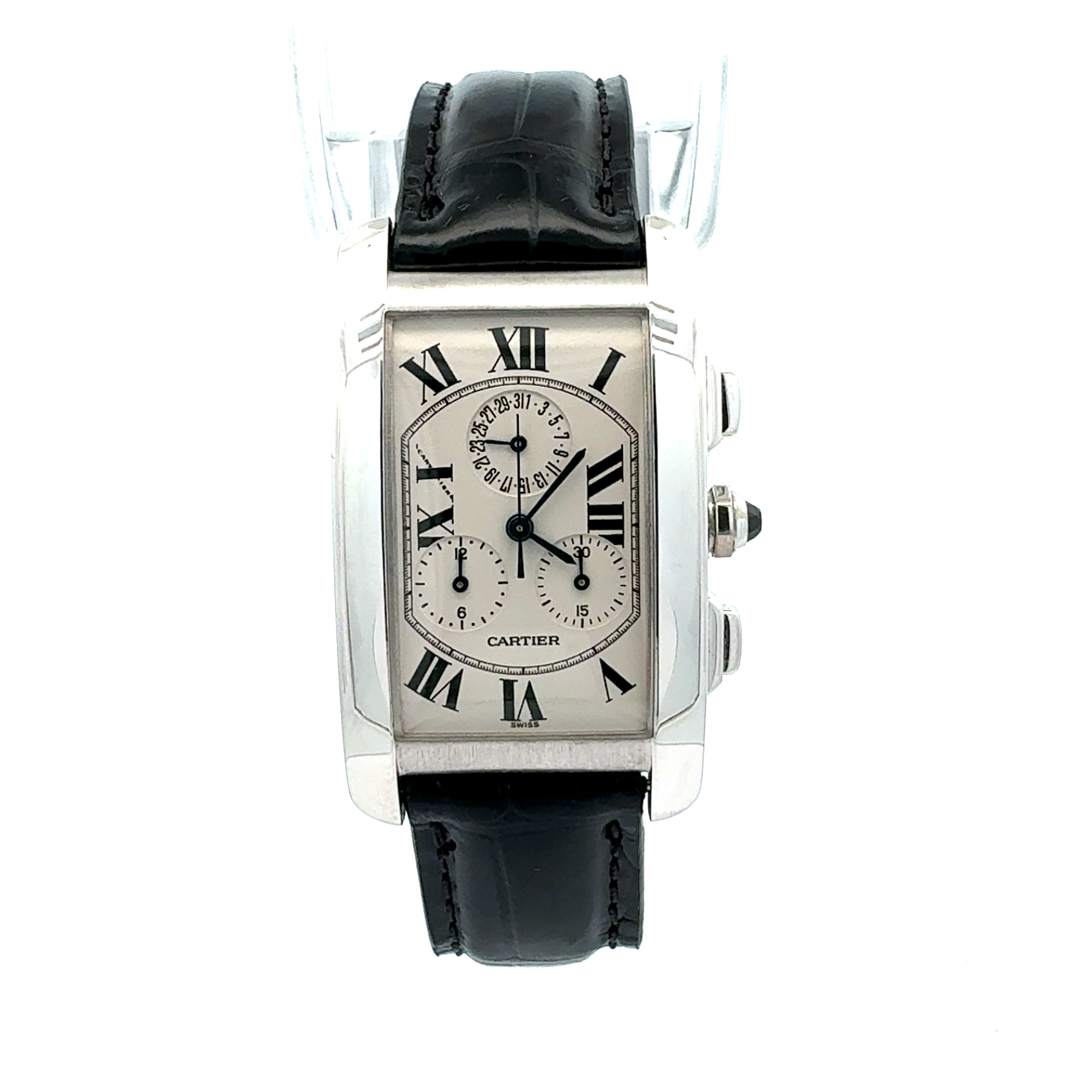 Cartier 18ct White Gold Tank Americane reference W2603356/2312