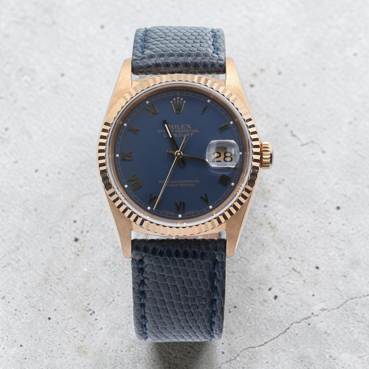 Rolex 18ct Gold Datejust reference 16238