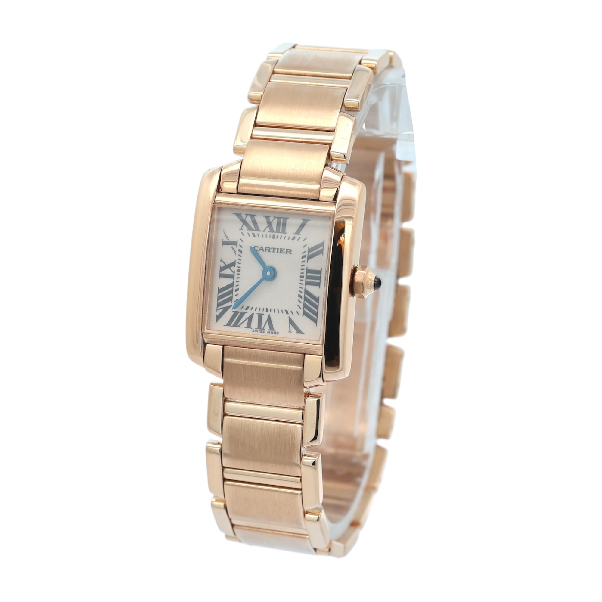 Cartier 18ct Gold Tank Francasie refernce 2385