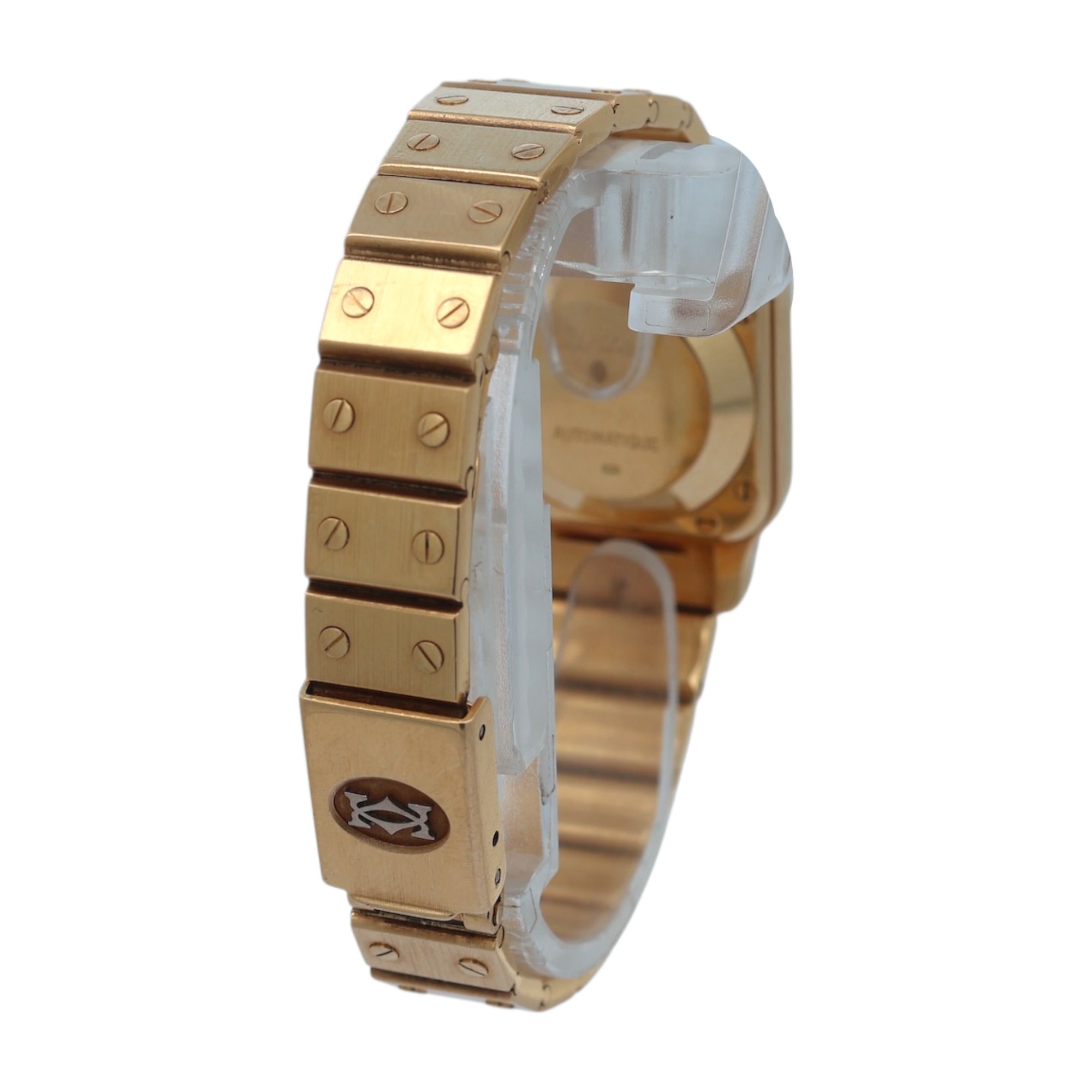 Cartier 18ct Gold Santos Carree reference 0910