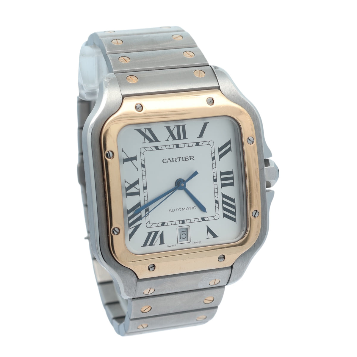Cartier Steel and Gold Santos De Cartier reference W2SA0009