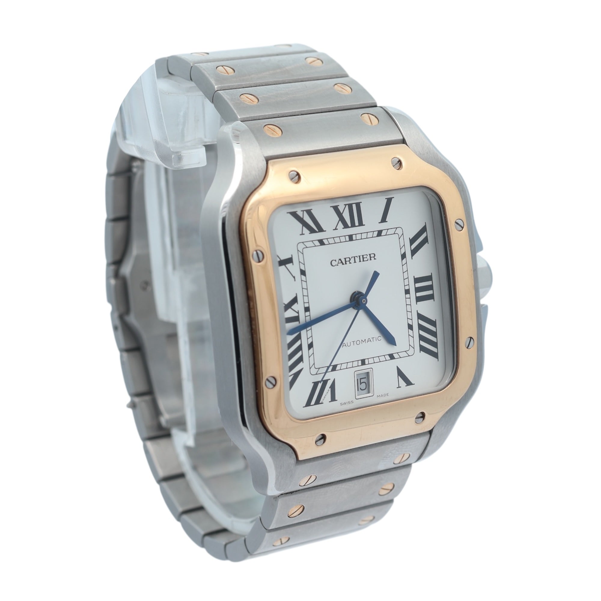 Cartier Steel and Gold Santos De Cartier reference W2SA0009