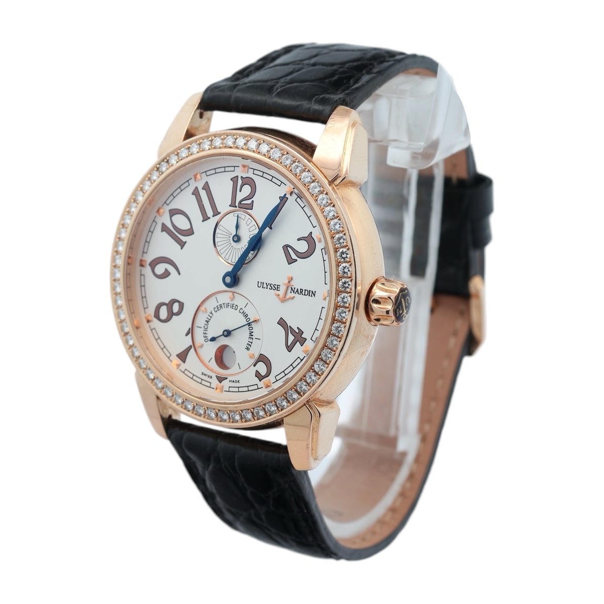 Ulysse Nardin 18ct Gold Classic reference 276-88 Factory Diamond Bezel