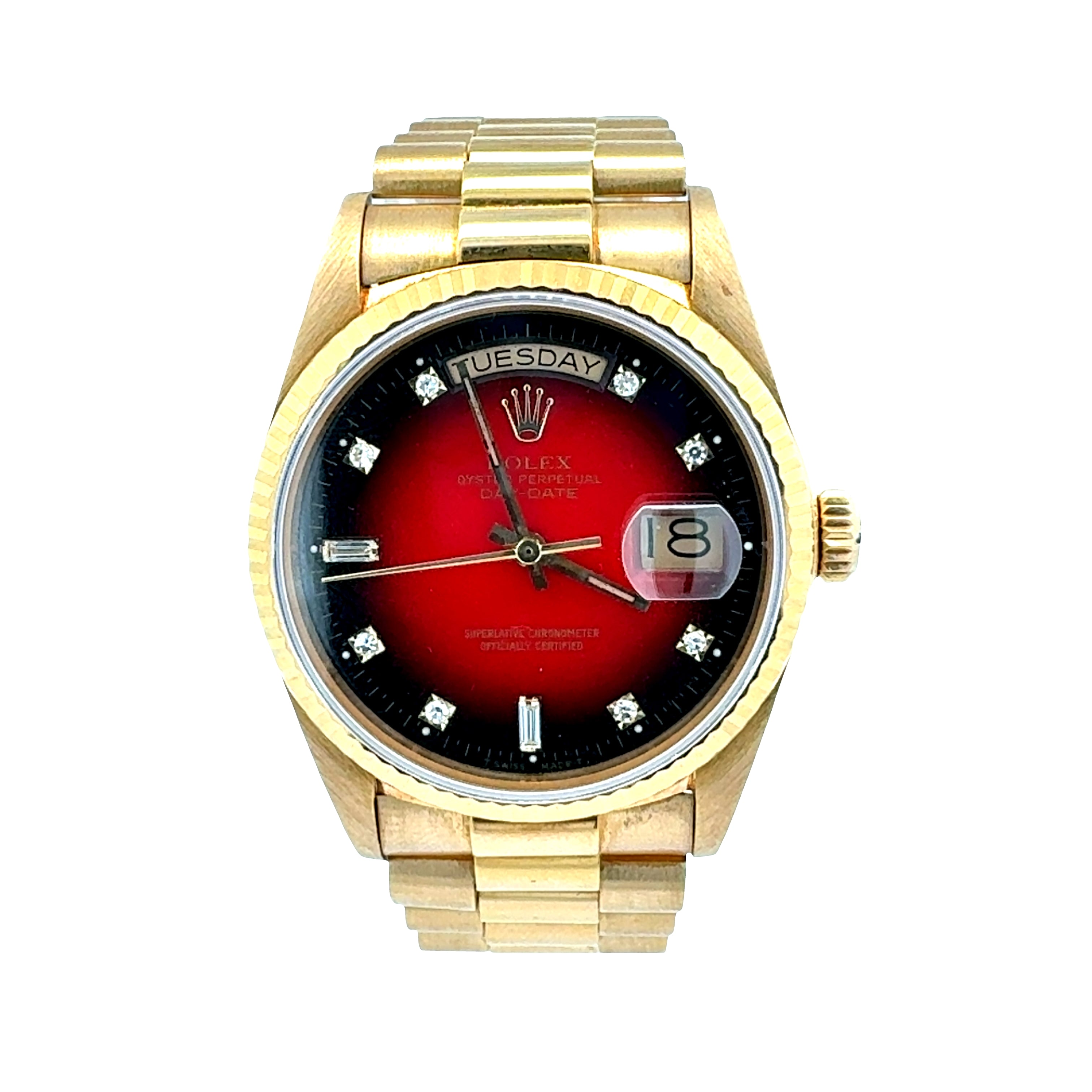 Rolex Day Date 36 reference 18038 Factory Vignette Diamond Dial