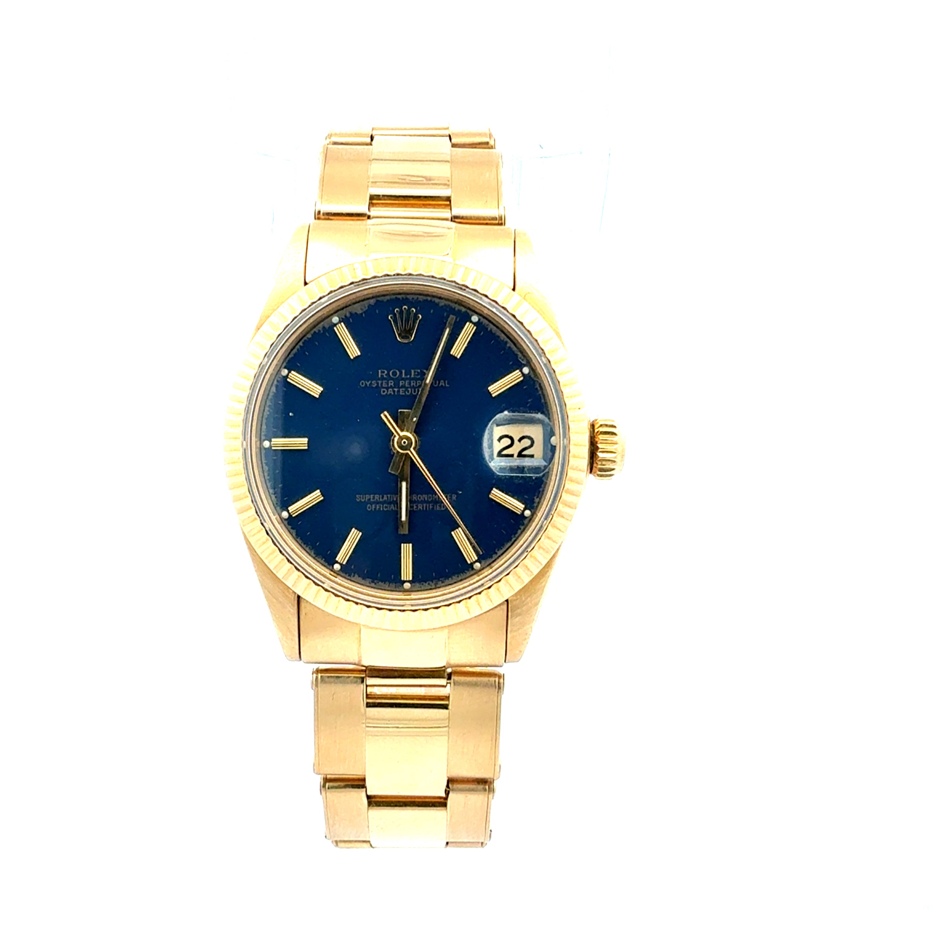 Rolex Datejust 31 reference 6827 18ct Gold