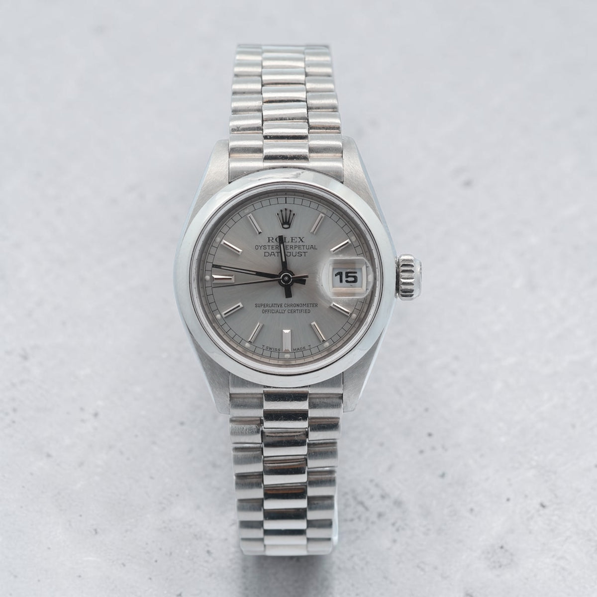 Rolex Platinum Lady Datejust 69166