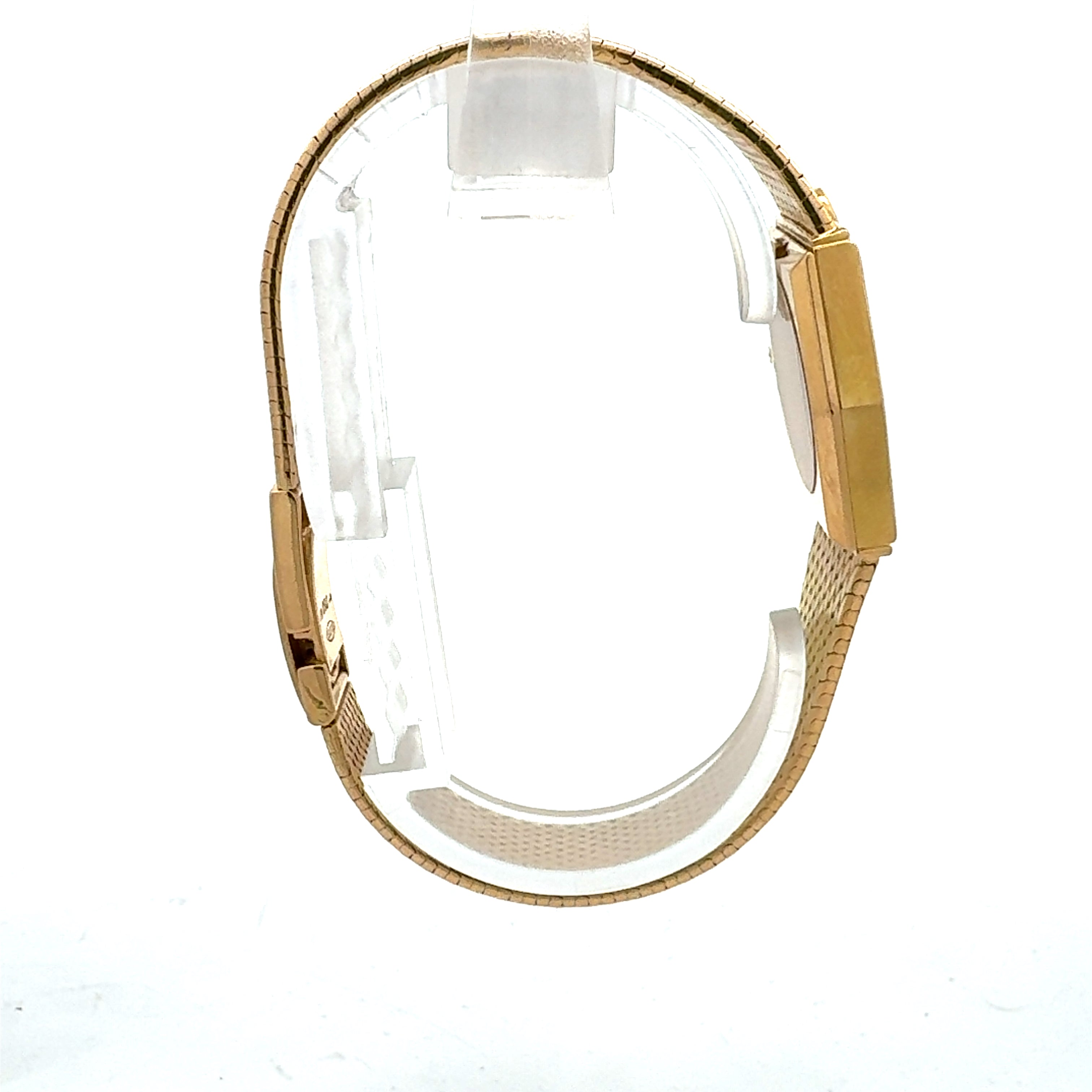 Rolex 18ct Yellow Gold Cellini reference 4121 With Factory Mother of Pearl and Diamond Dial