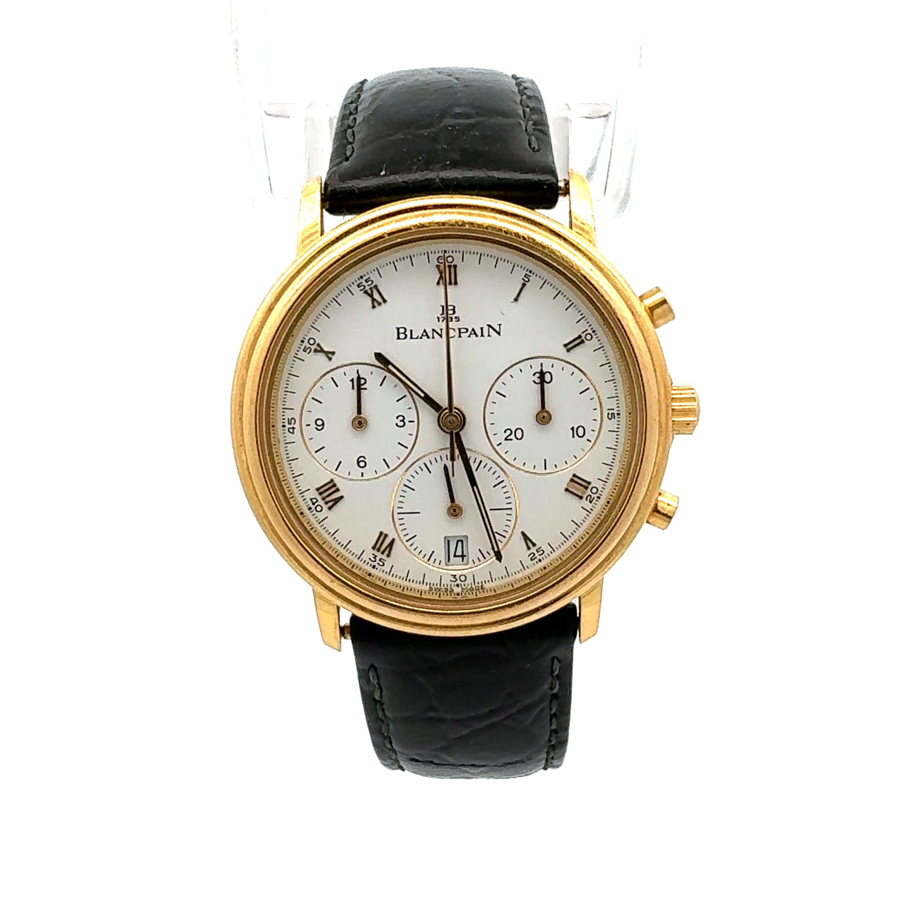 Blancpain 18ct Yellow Gold Chronograph reference 1185-1418-55