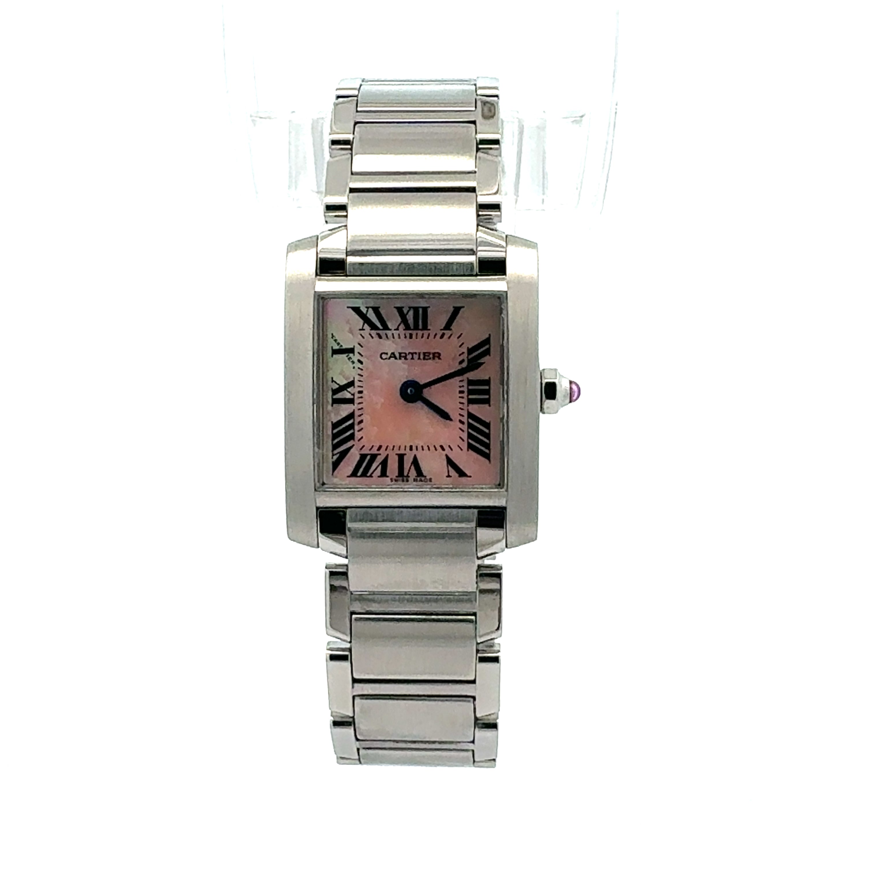 `Cartier Tank Francaise reference W51008Q3/2384 Factory Mother of Pearl