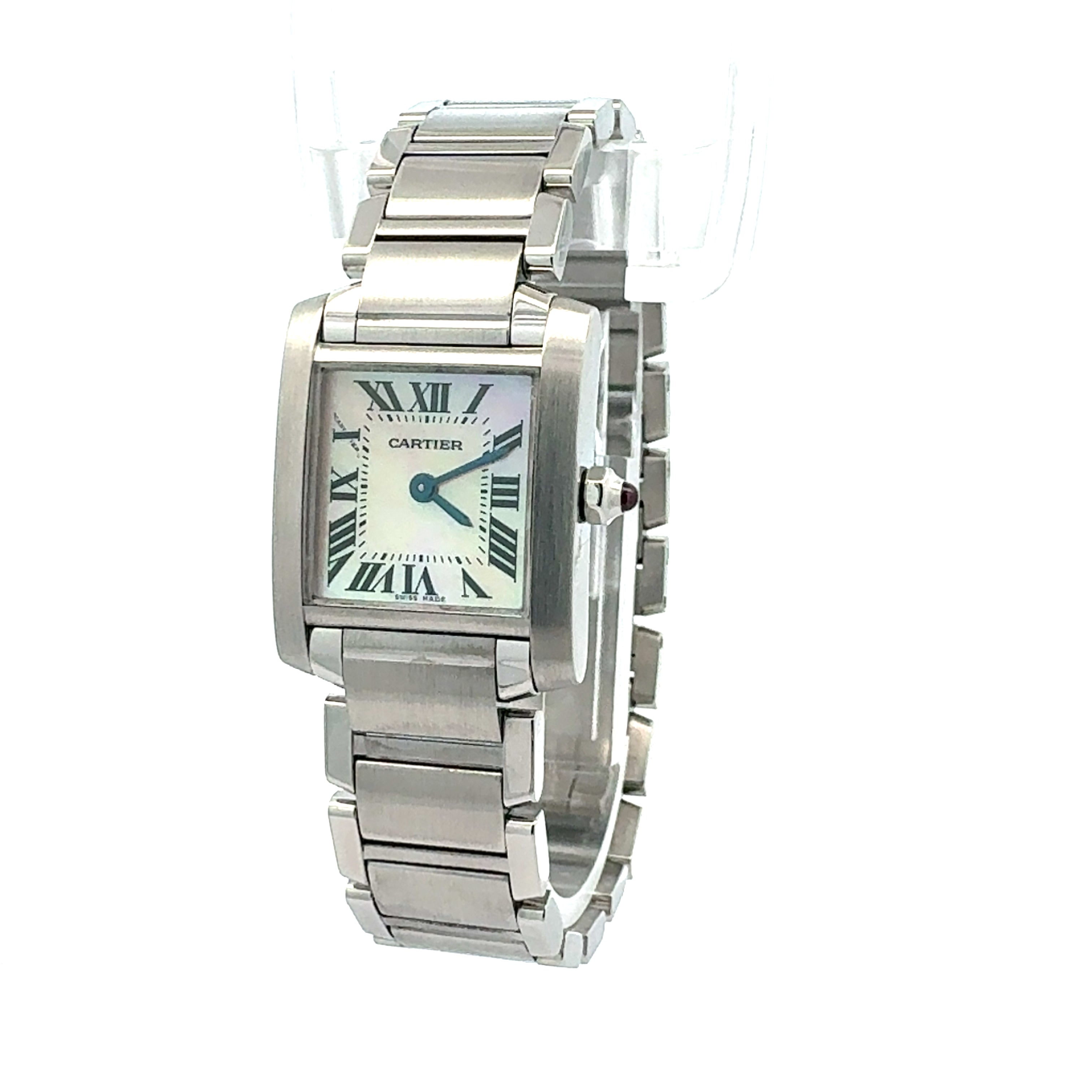 `Cartier Tank Francaise reference W51008Q3/2384 Factory Mother of Pearl