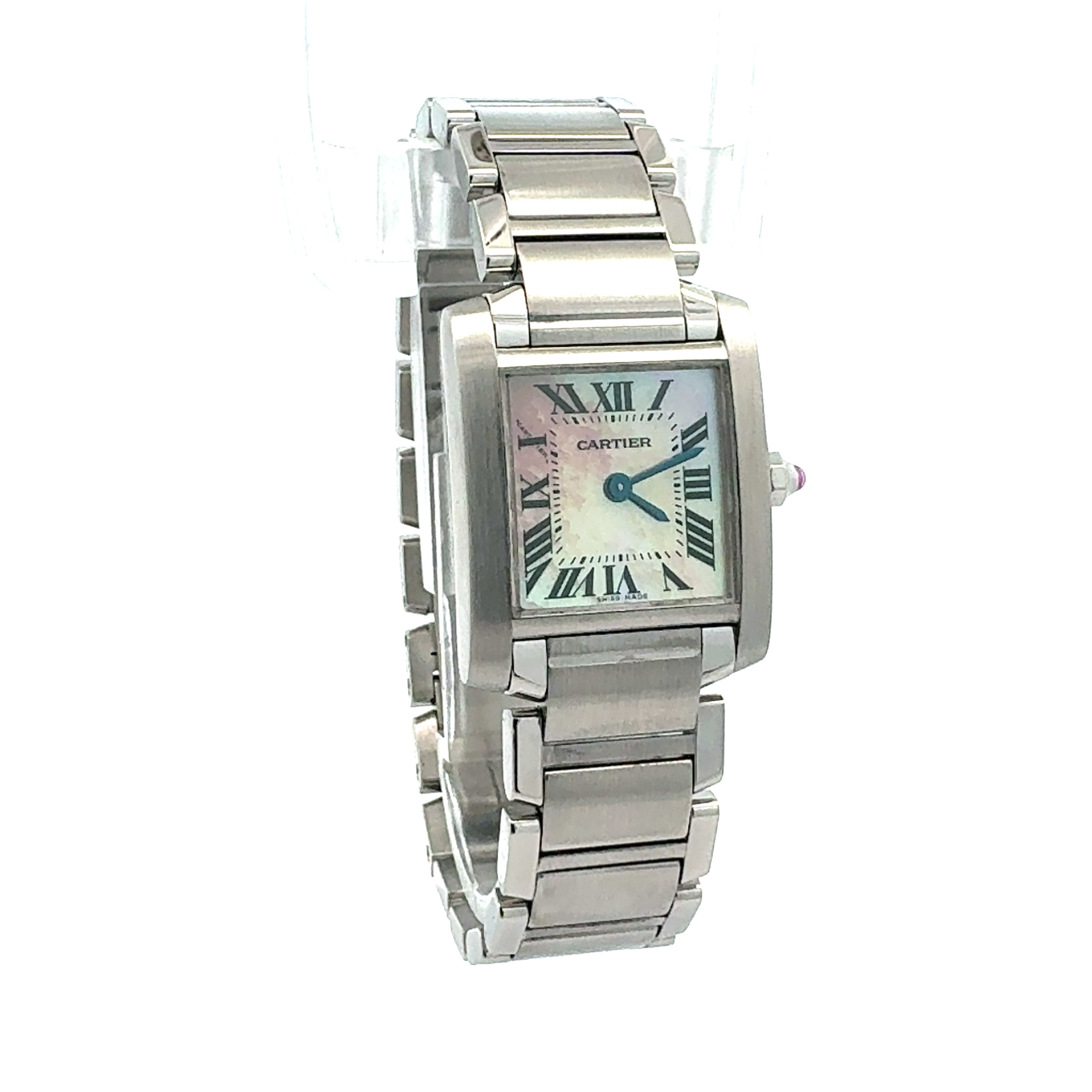 `Cartier Tank Francaise reference W51008Q3/2384 Factory Mother of Pearl