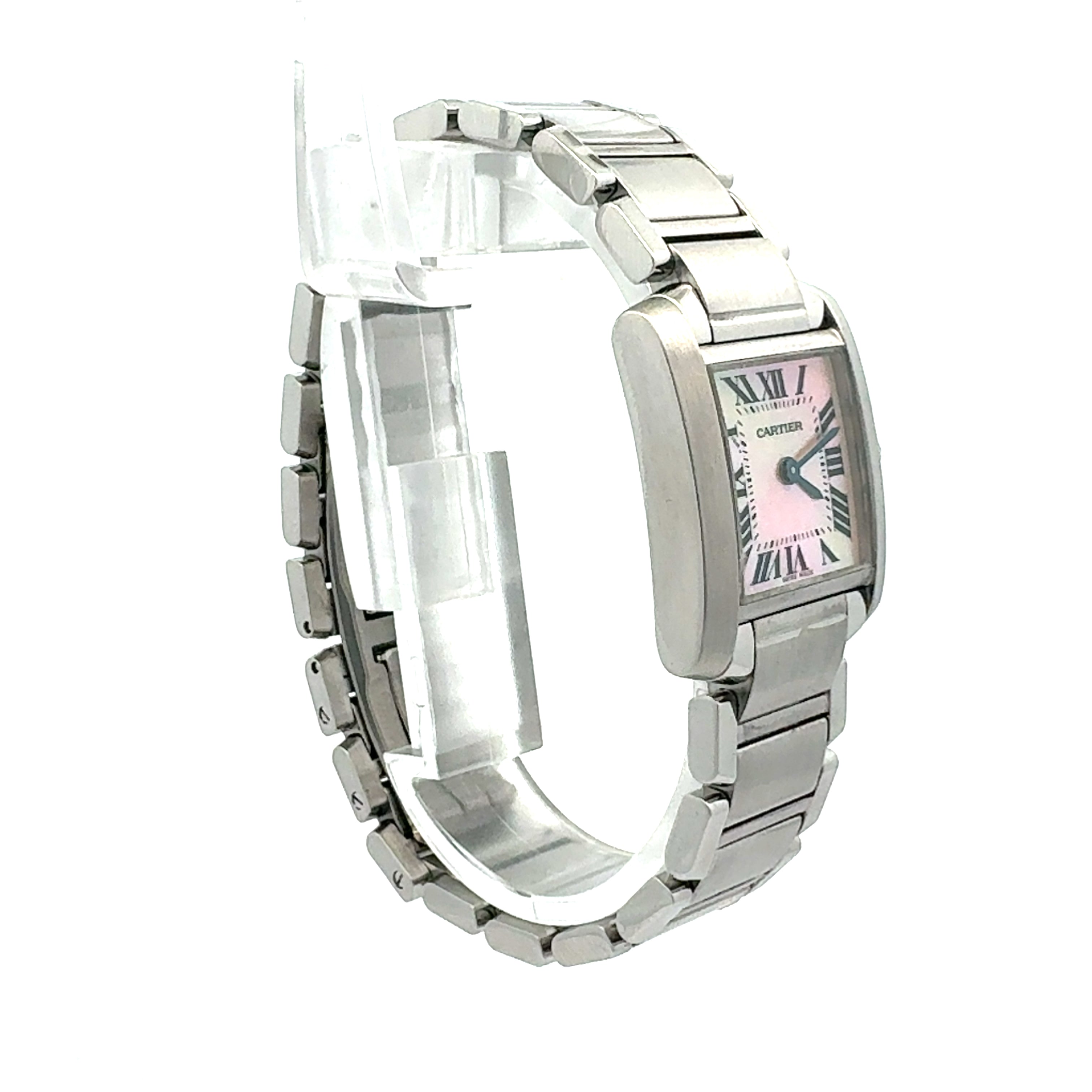 `Cartier Tank Francaise reference W51008Q3/2384 Factory Mother of Pearl