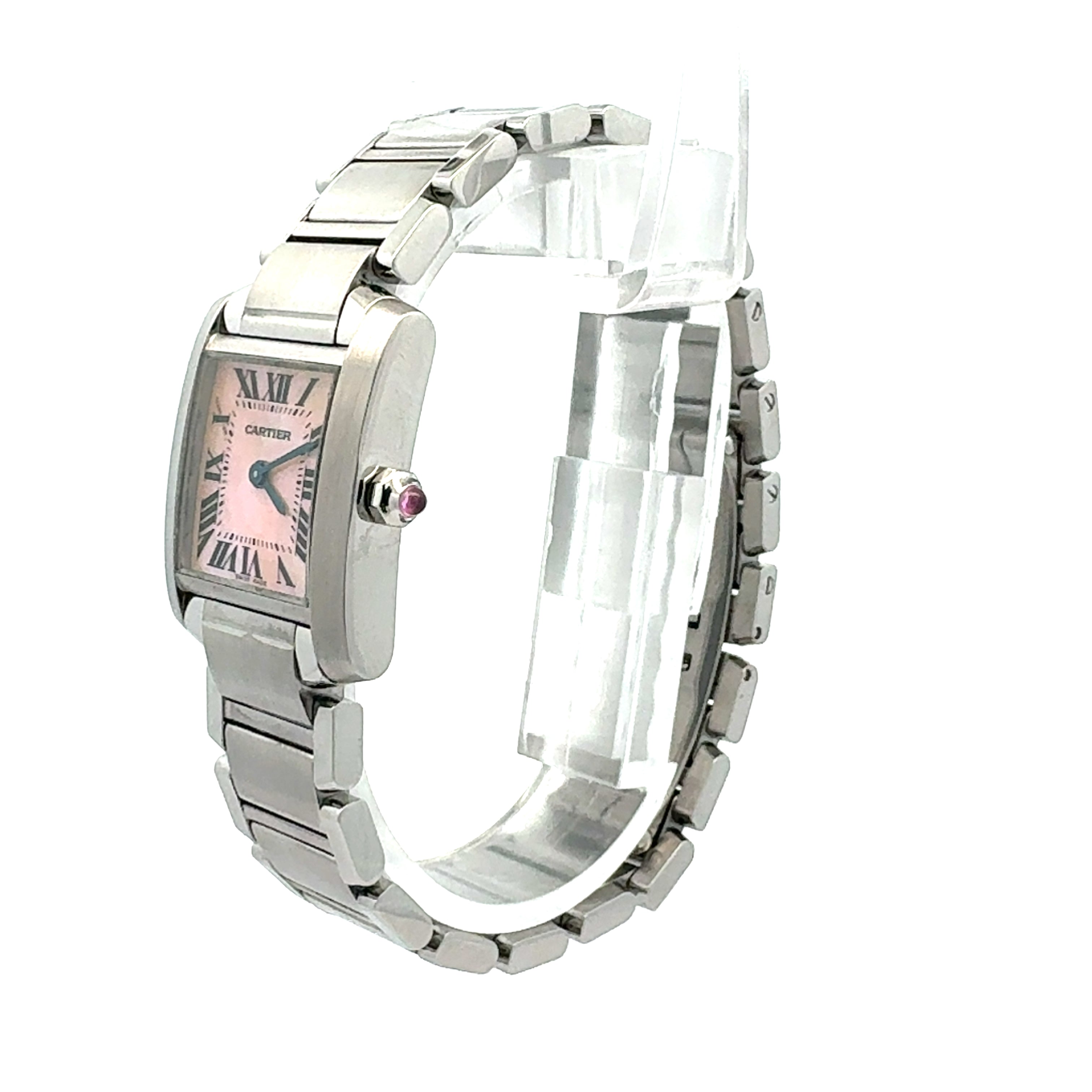 `Cartier Tank Francaise reference W51008Q3/2384 Factory Mother of Pearl