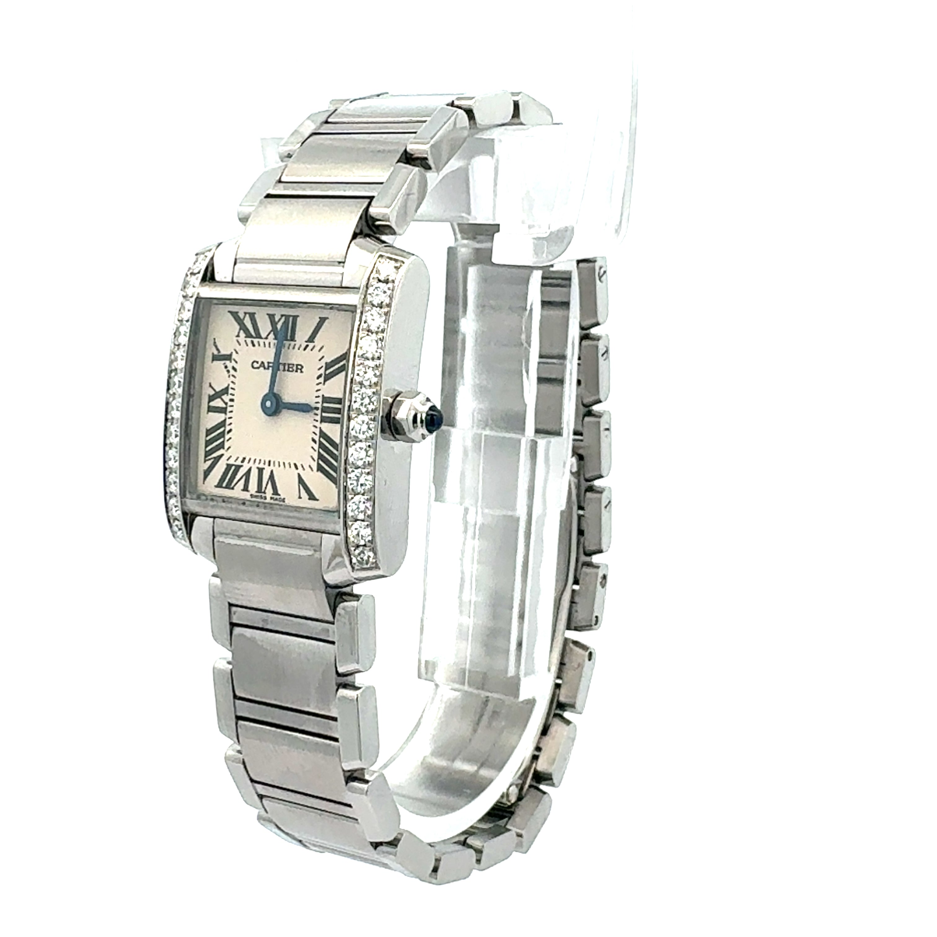 Cartier Tank Francaise reference WT4A0008/3217 Factory Diamonds