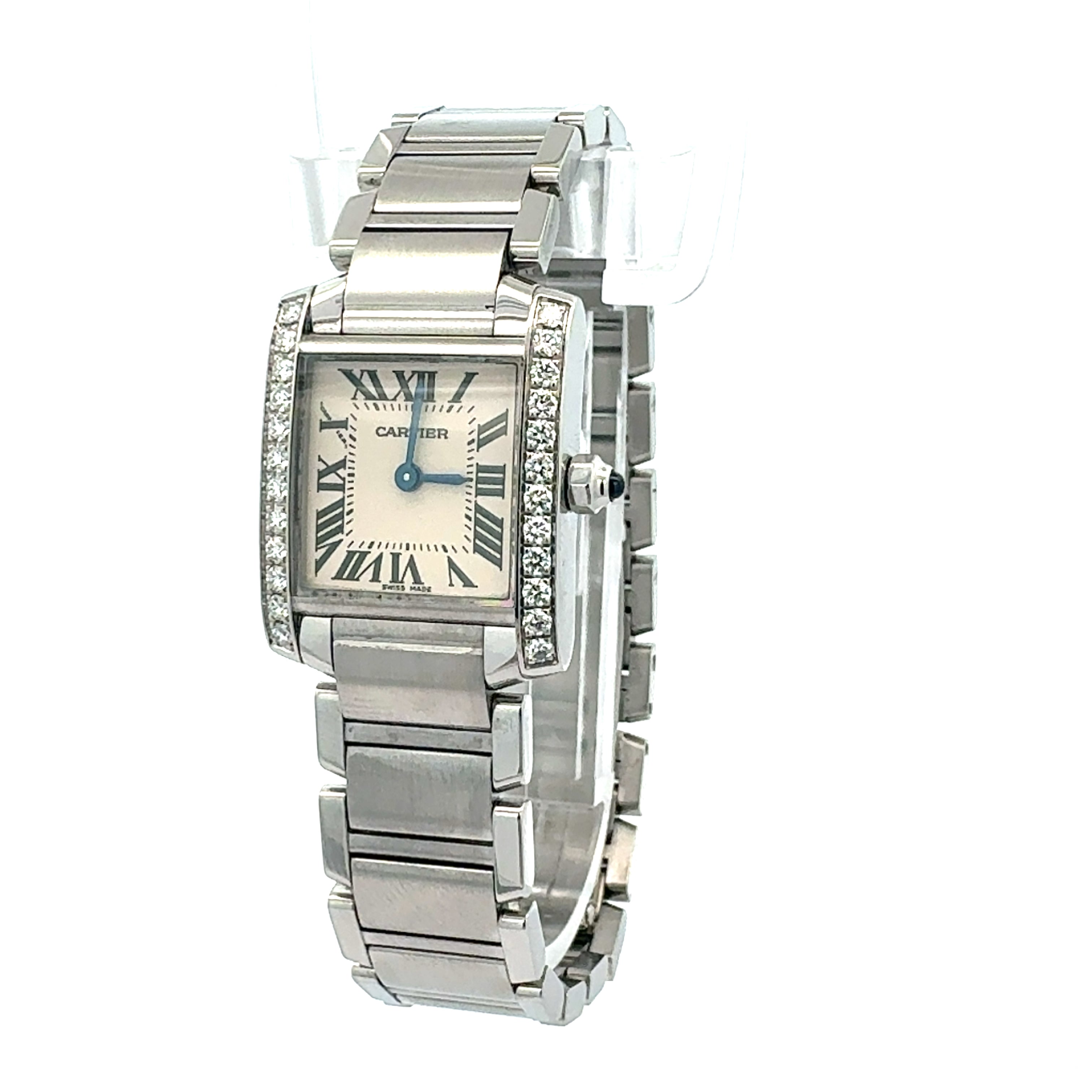 Cartier Tank Francaise reference WT4A0008/3217 Factory Diamonds