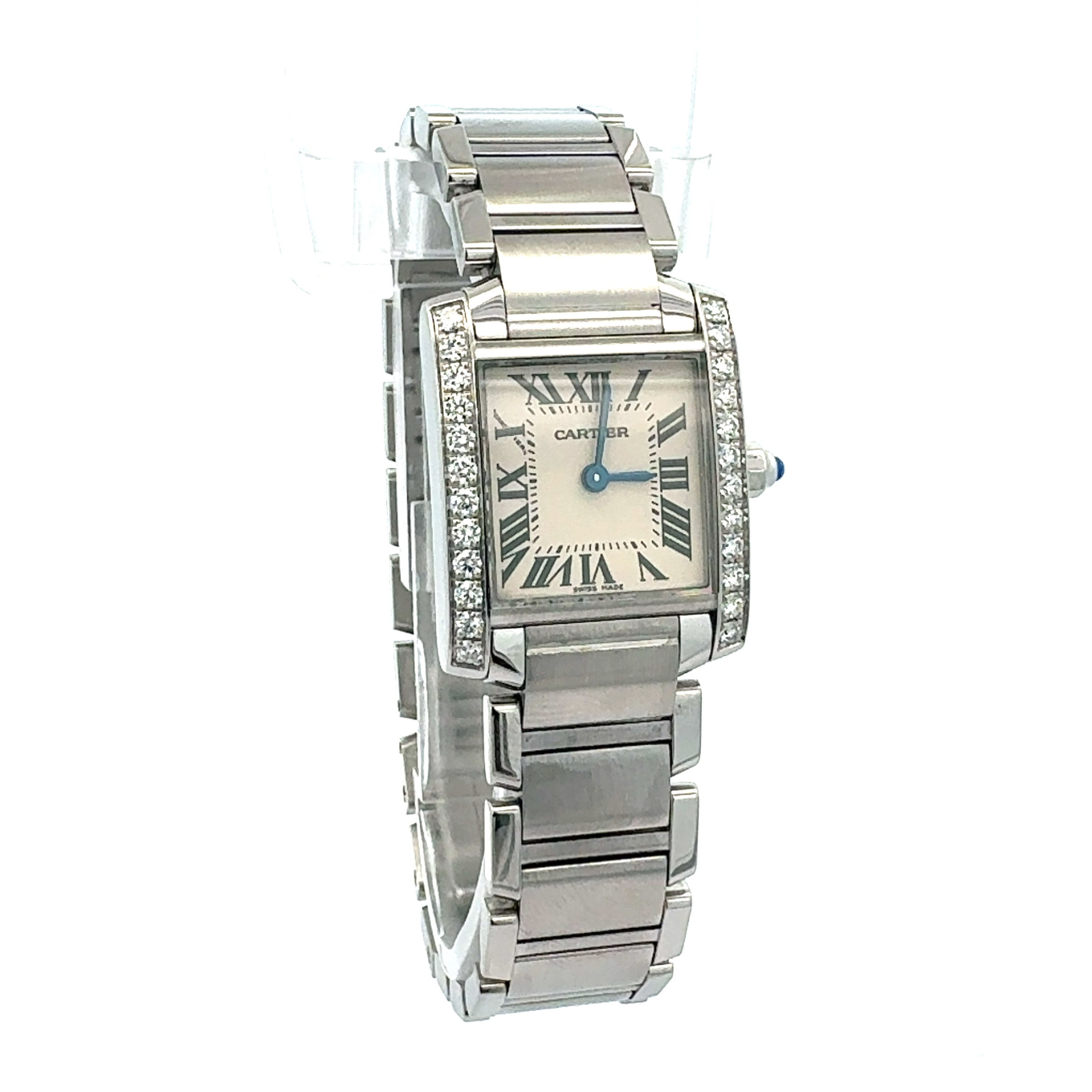 Cartier Tank Francaise reference WT4A0008/3217 Factory Diamonds
