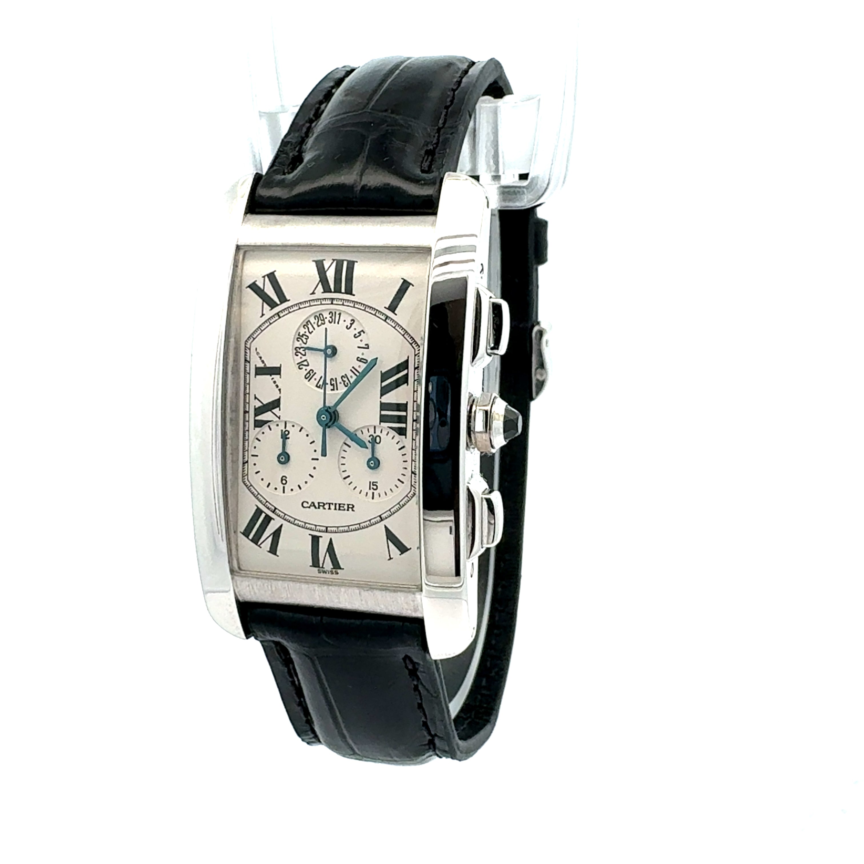 Cartier 18ct White Gold Tank Americane reference W2603356/2312