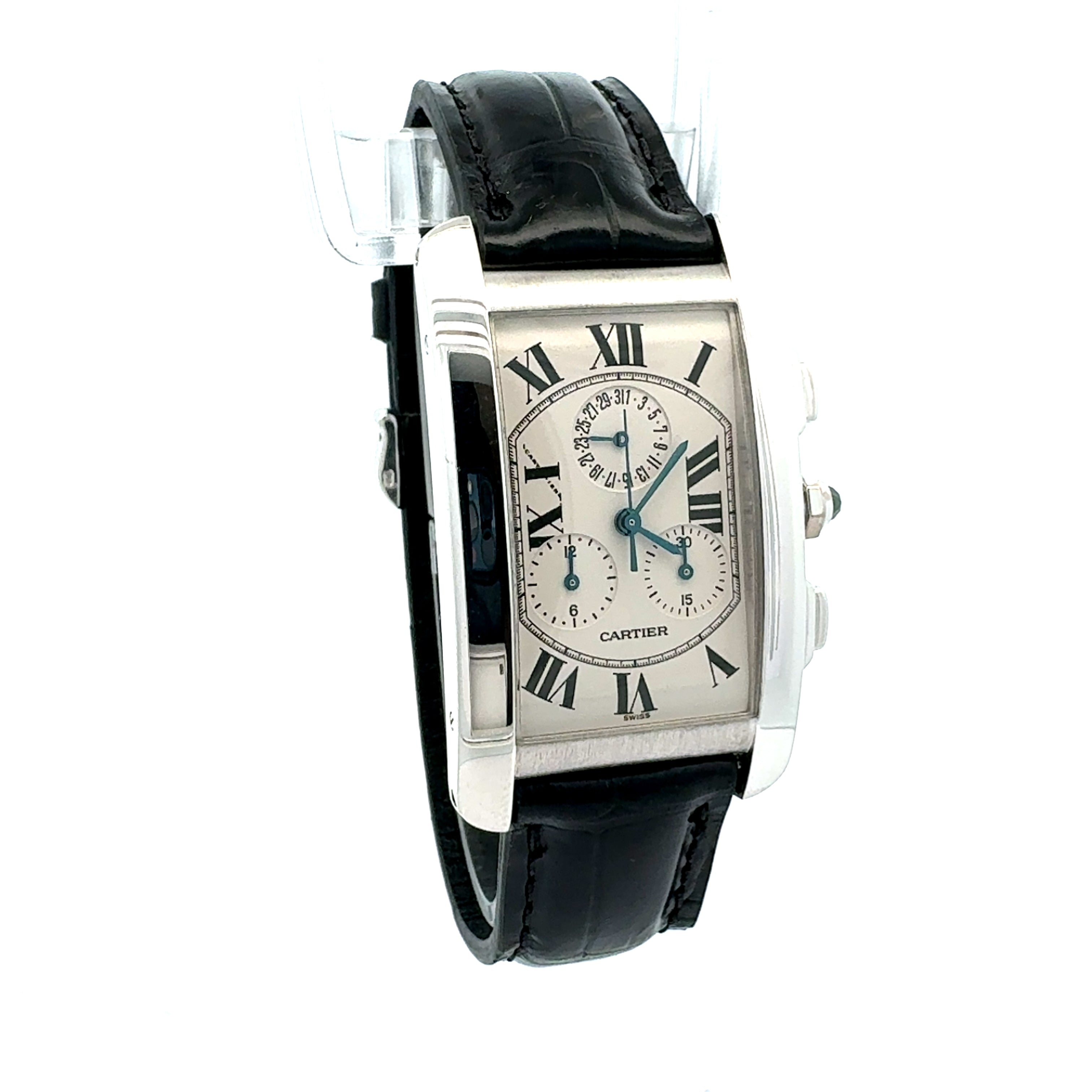 Cartier 18ct White Gold Tank Americane reference W2603356/2312