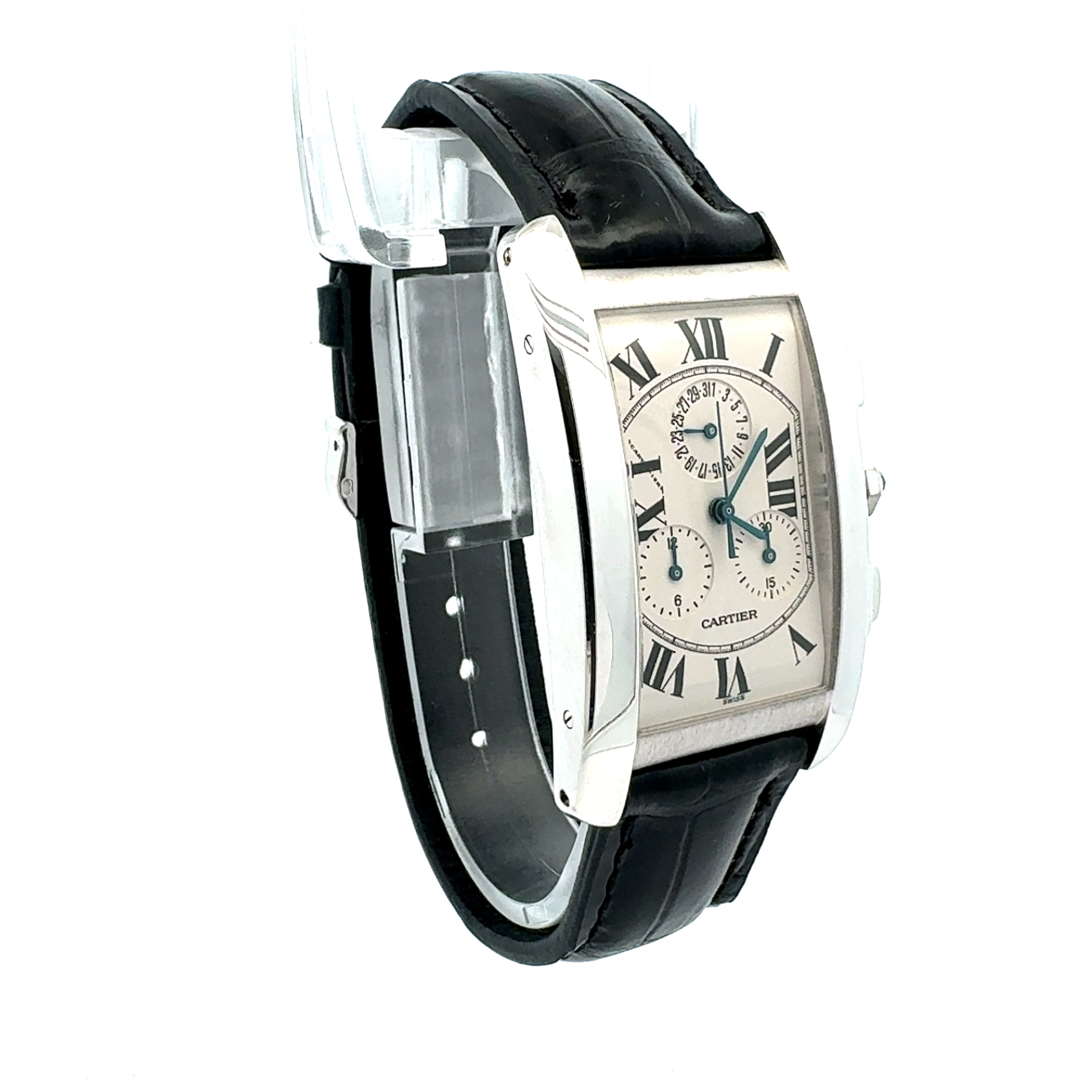 Cartier 18ct White Gold Tank Americane reference W2603356/2312