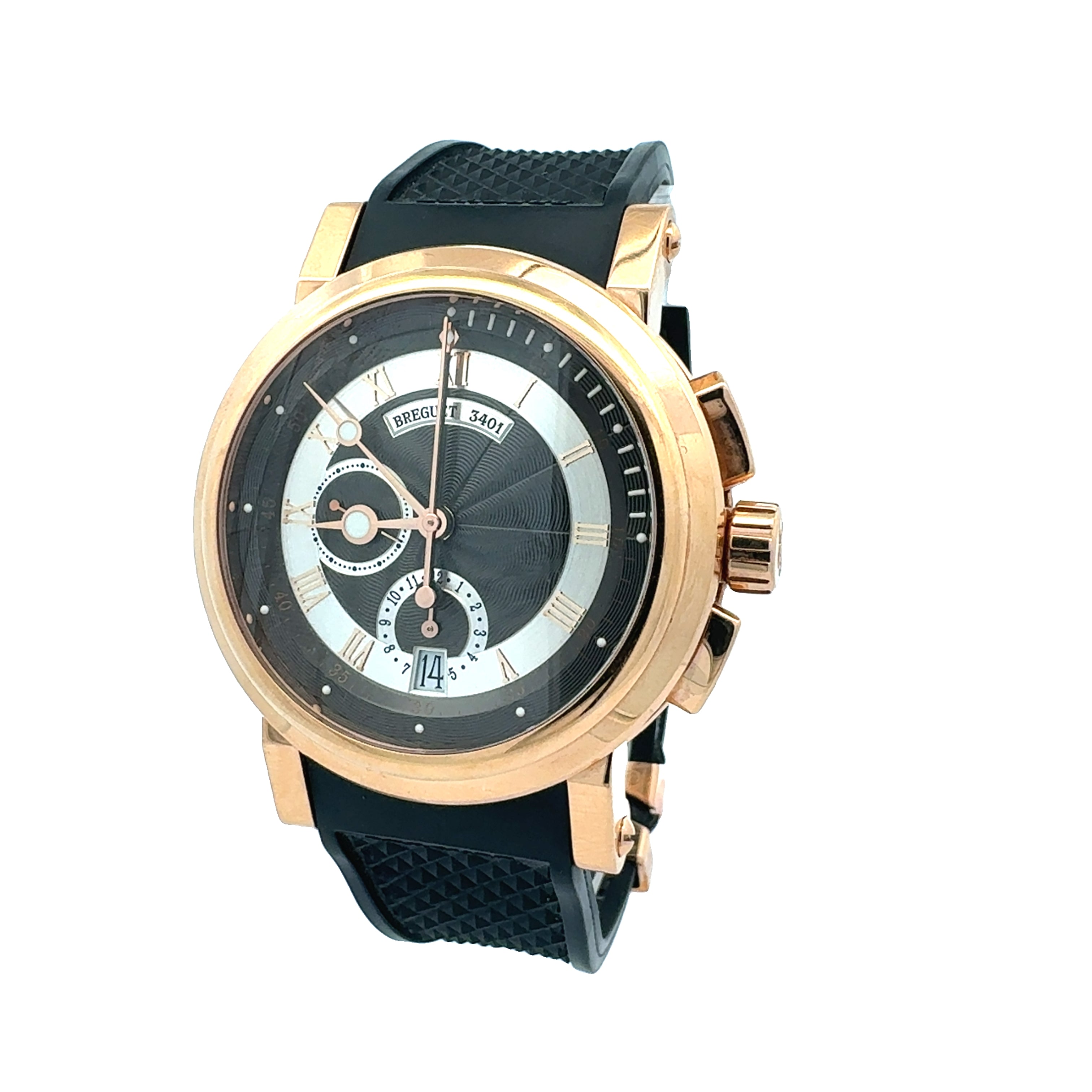 Breguet 18ct Rose Gold Marine reference 5827BR/Z2/5ZU