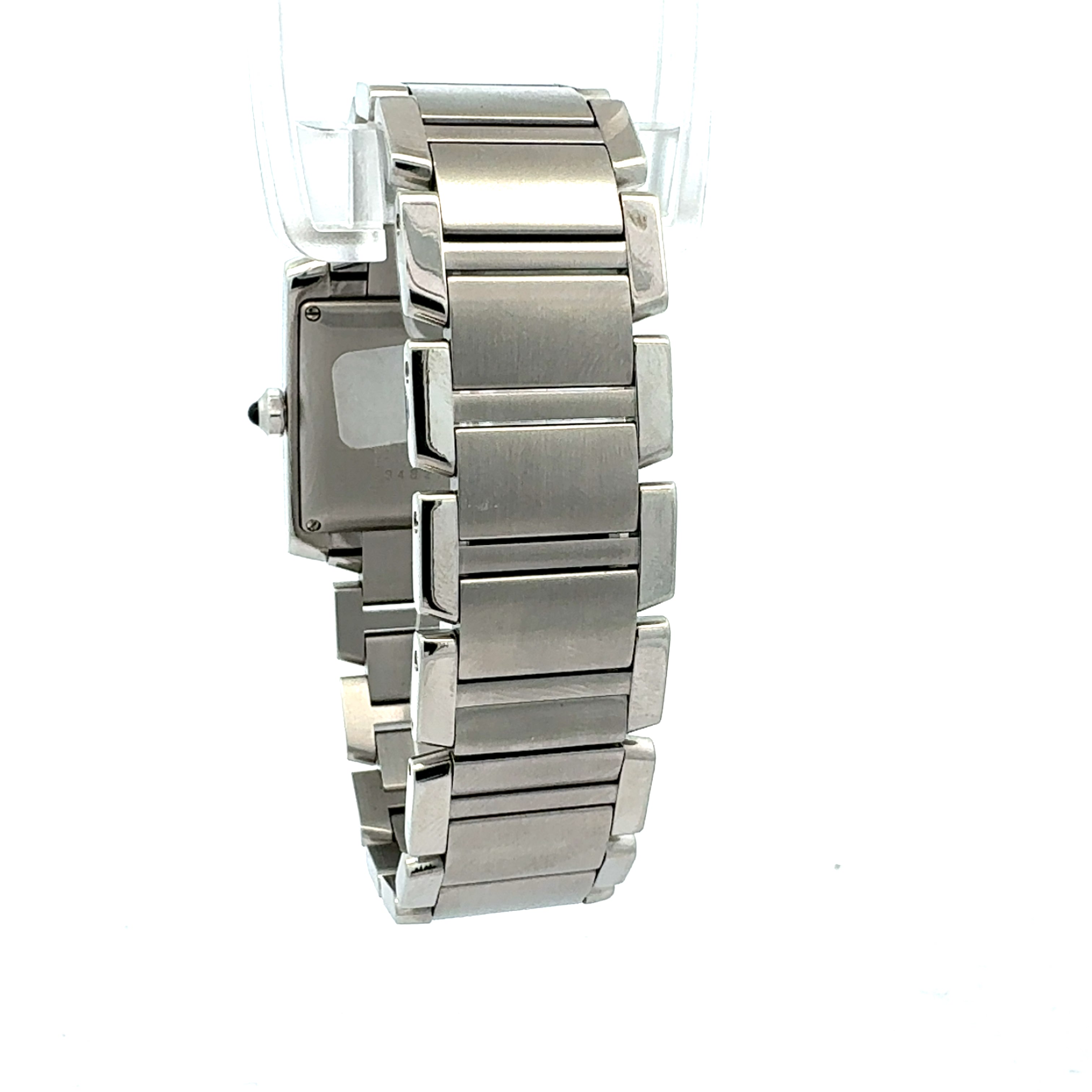 Cartier Tank Francaise reference 2302 Custom Diamond Case