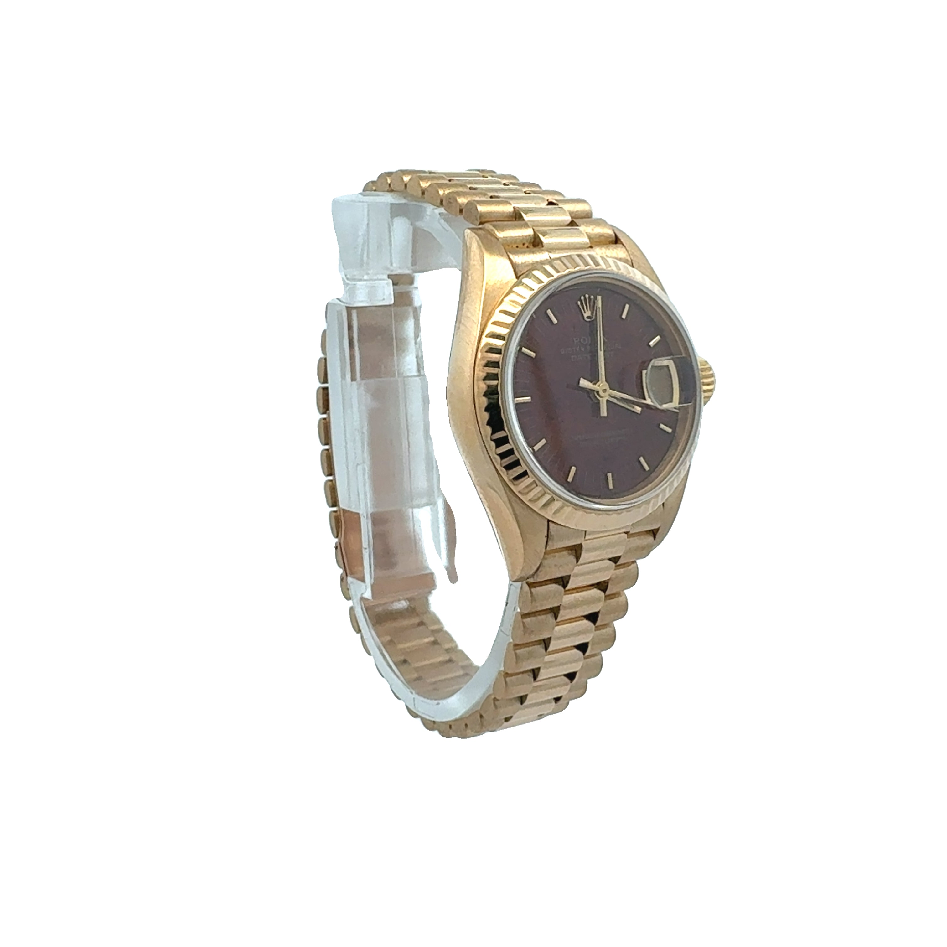 Rolex Lady Datejust reference 69178 Factory Burl Wood Dial