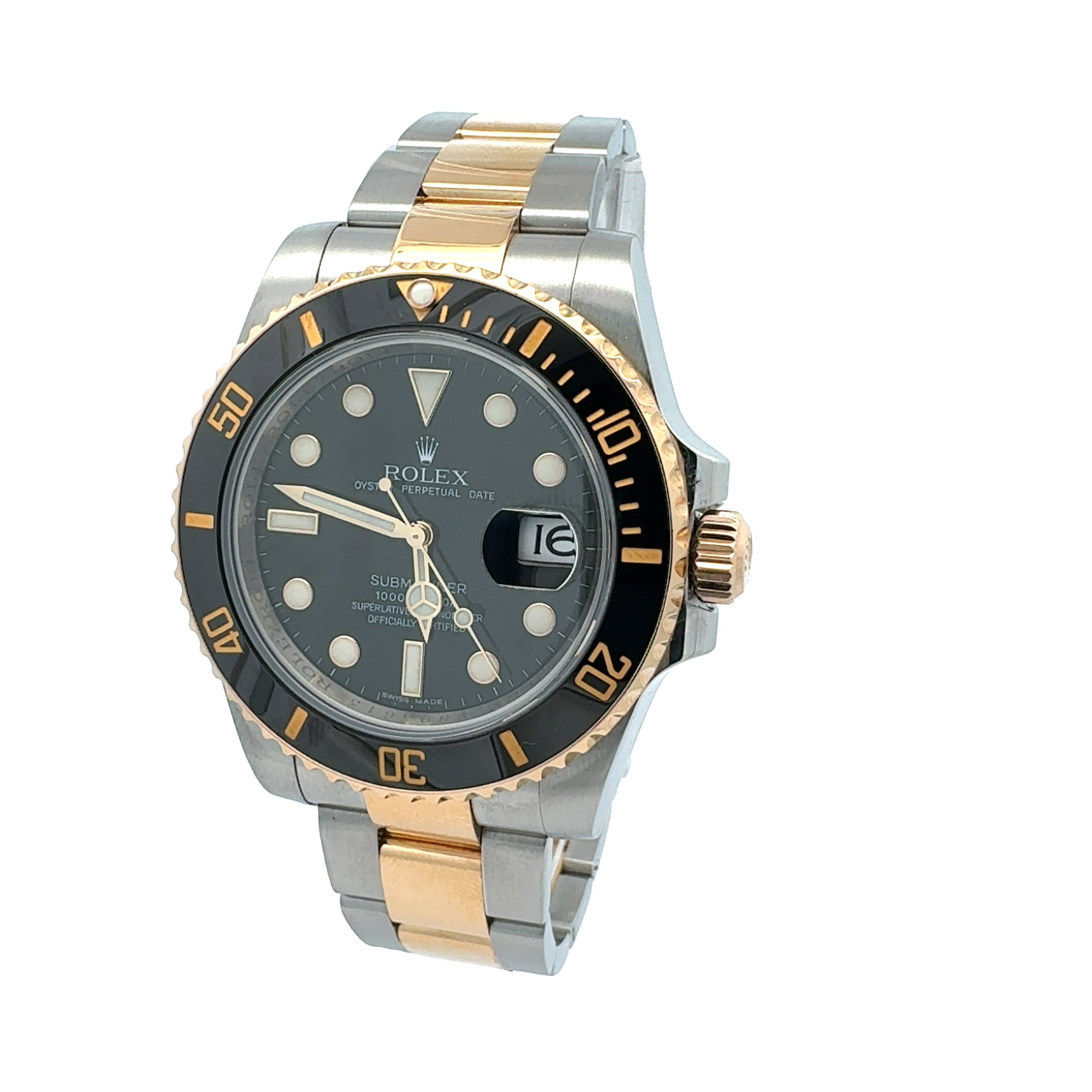 Rolex Steel and Yellow Gold Submariner Date reference 116613LN