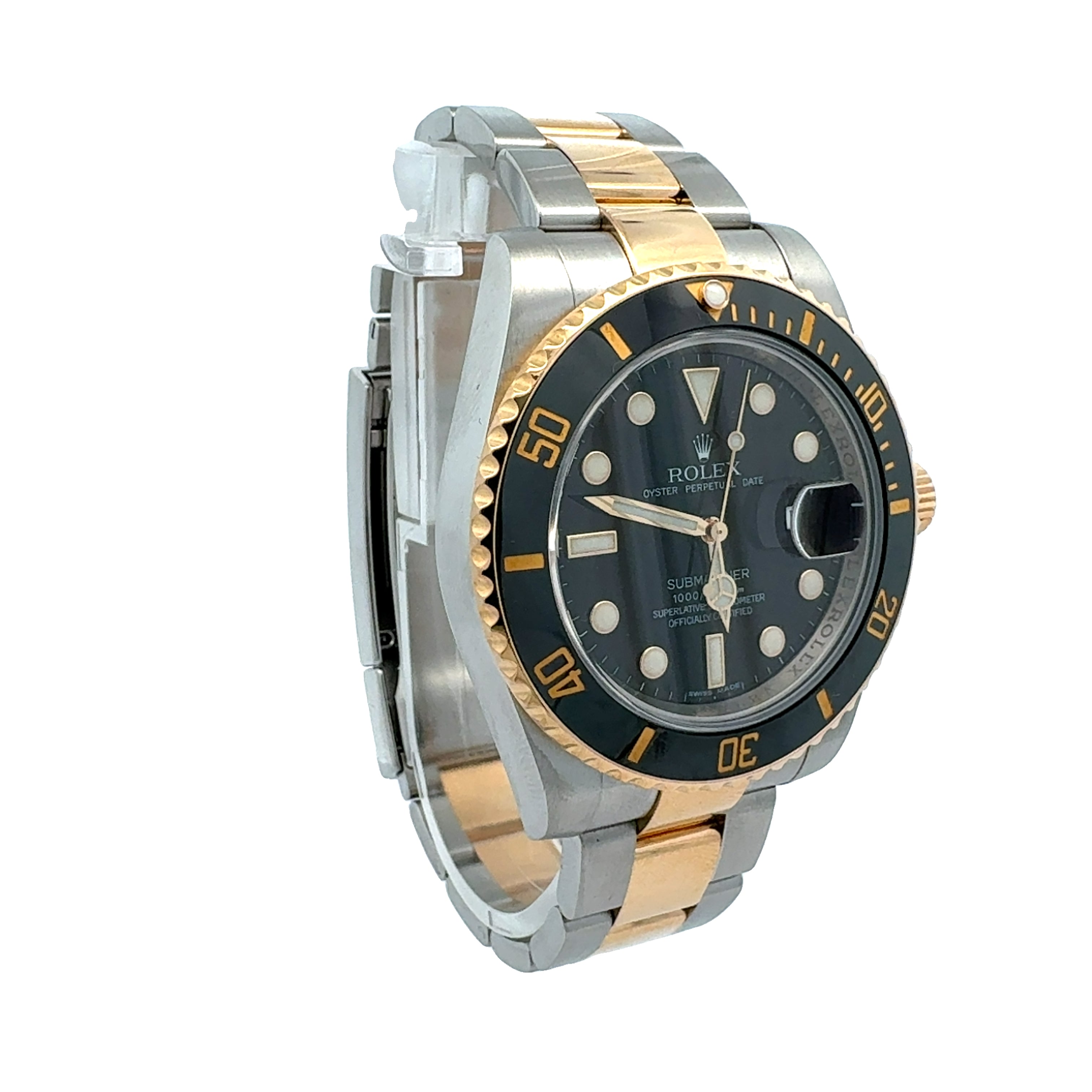Rolex Steel and Yellow Gold Submariner Date reference 116613LN