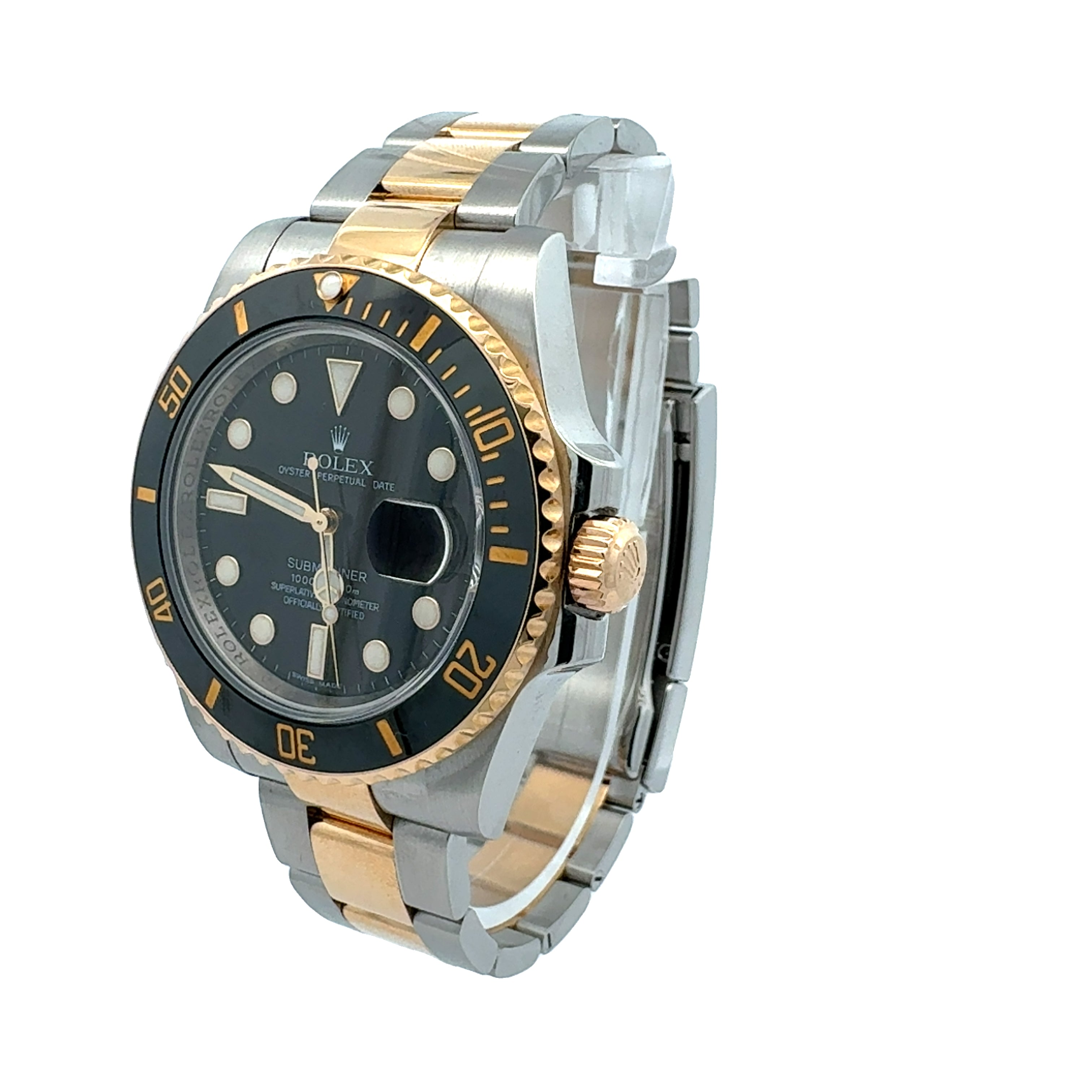 Rolex Steel and Yellow Gold Submariner Date reference 116613LN