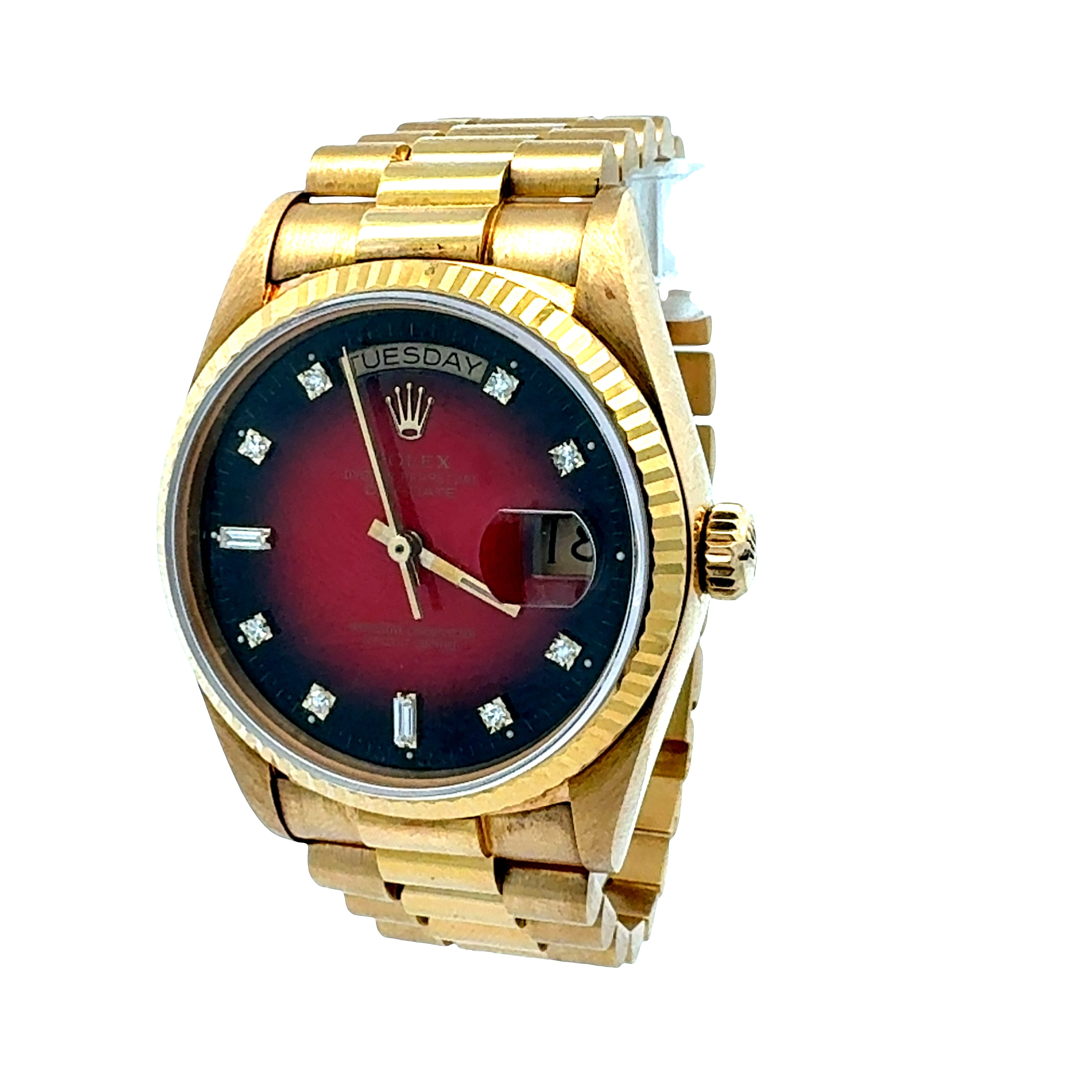 Rolex Day Date 36 reference 18038 Factory Vignette Diamond Dial