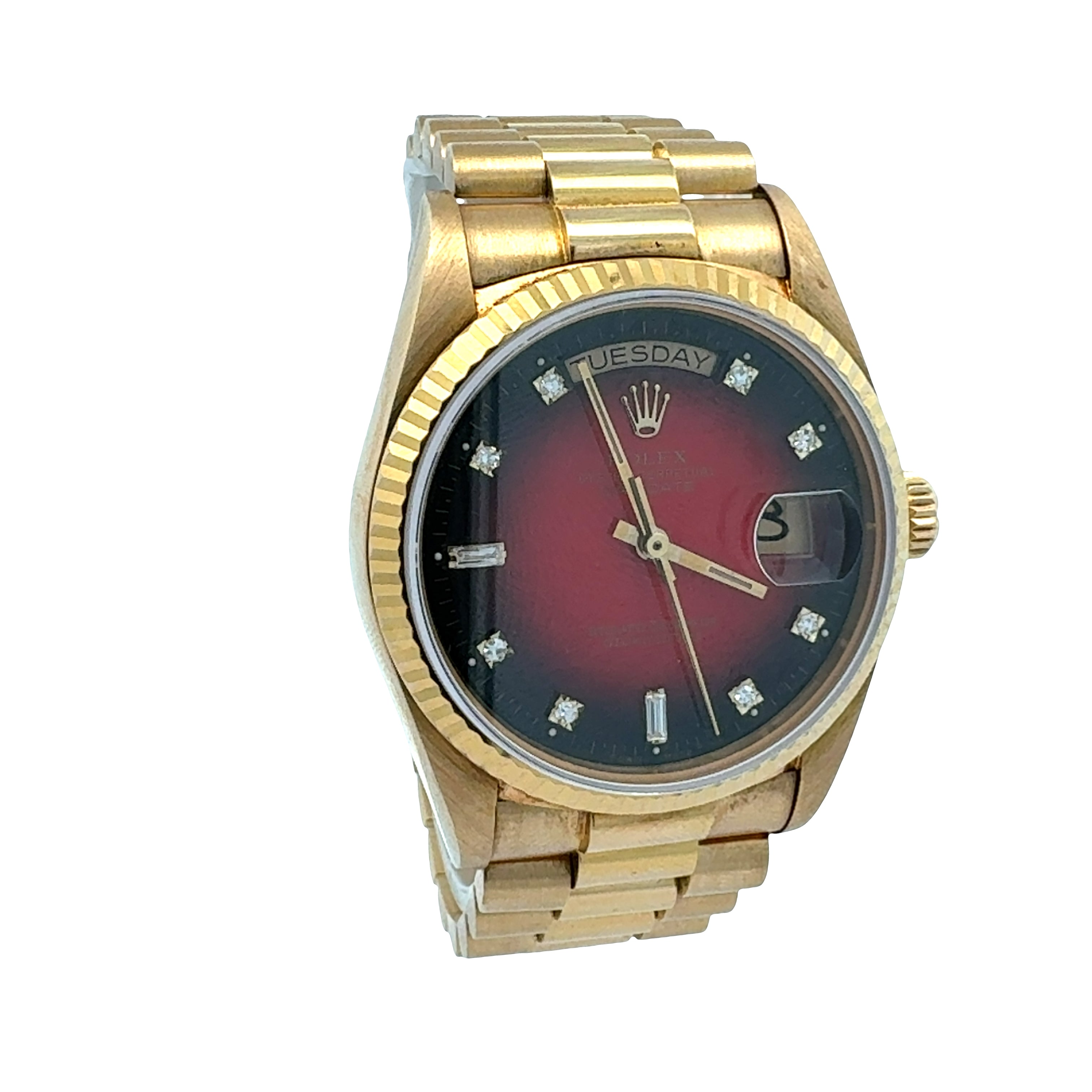 Rolex Day Date 36 reference 18038 Factory Vignette Diamond Dial