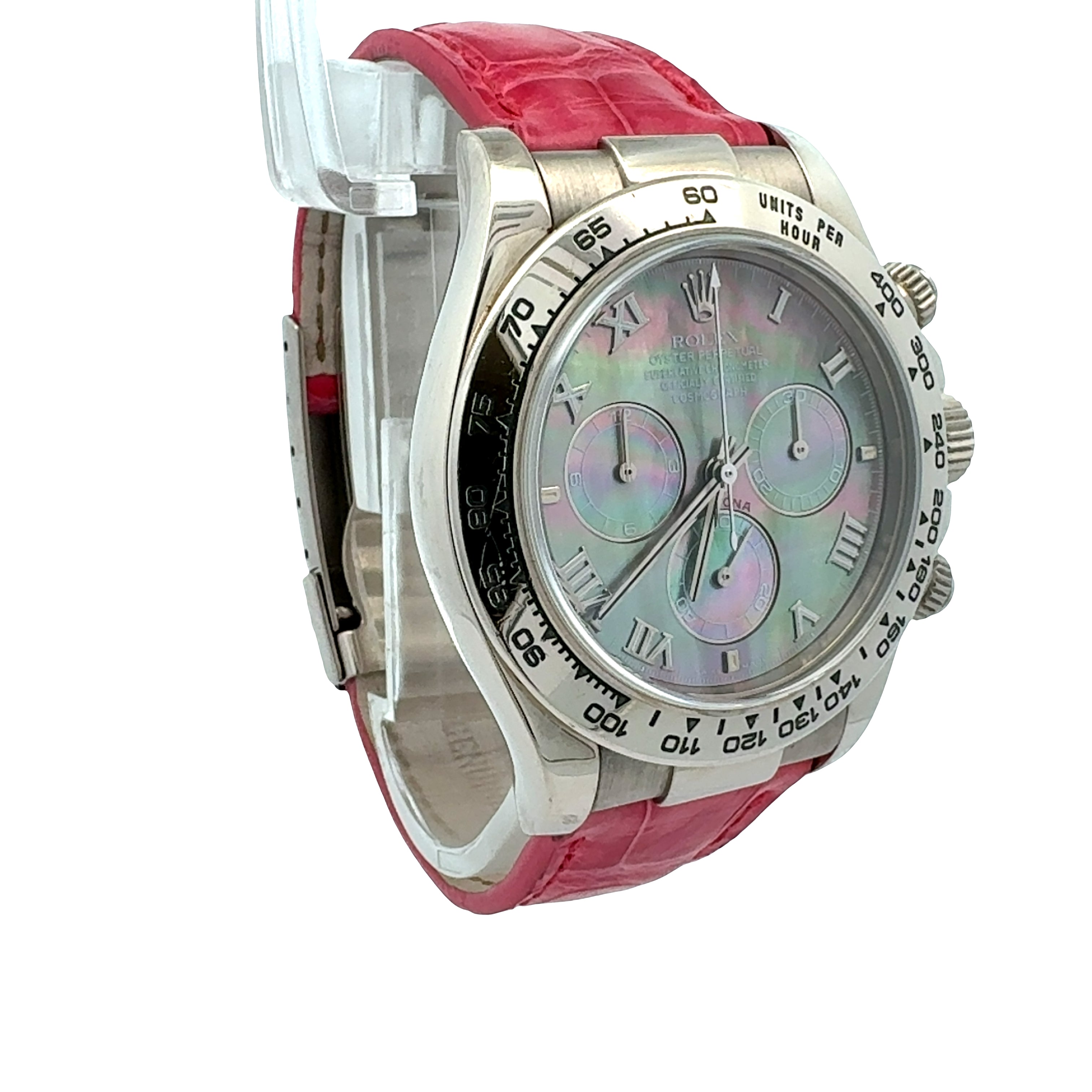 Rolex 18ct White Gold Daytona reference 116519 Factory Tahitian MOP Dial