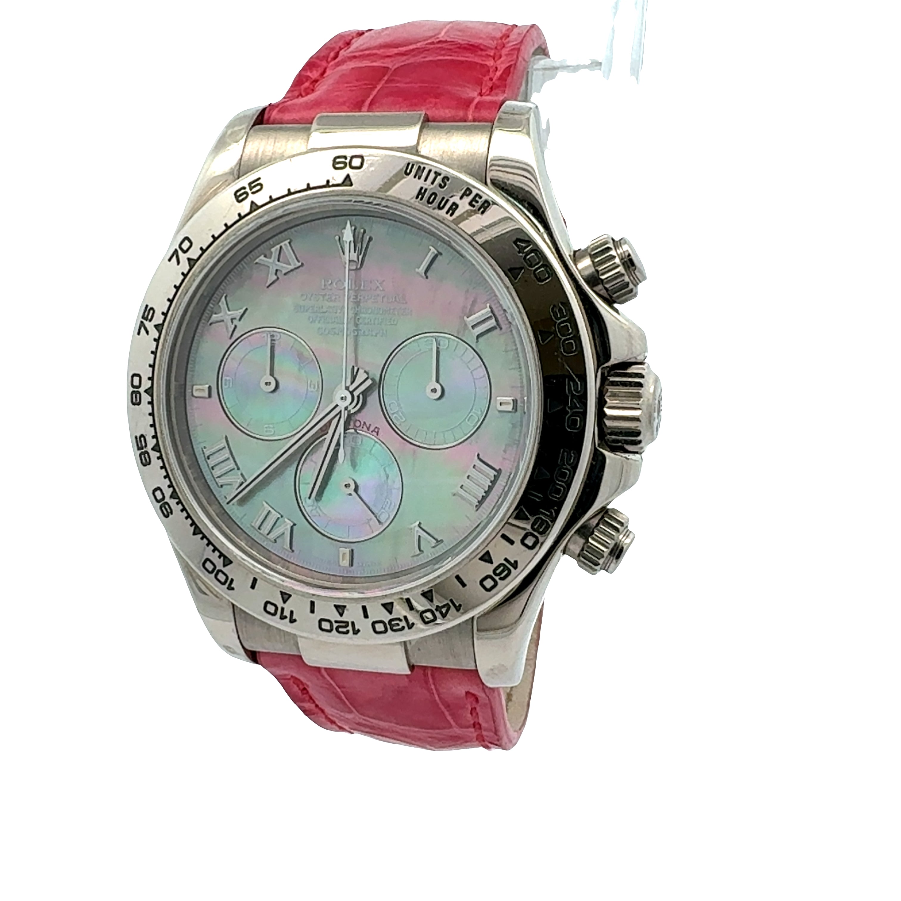 Rolex 18ct White Gold Daytona reference 116519 Factory Tahitian MOP Dial