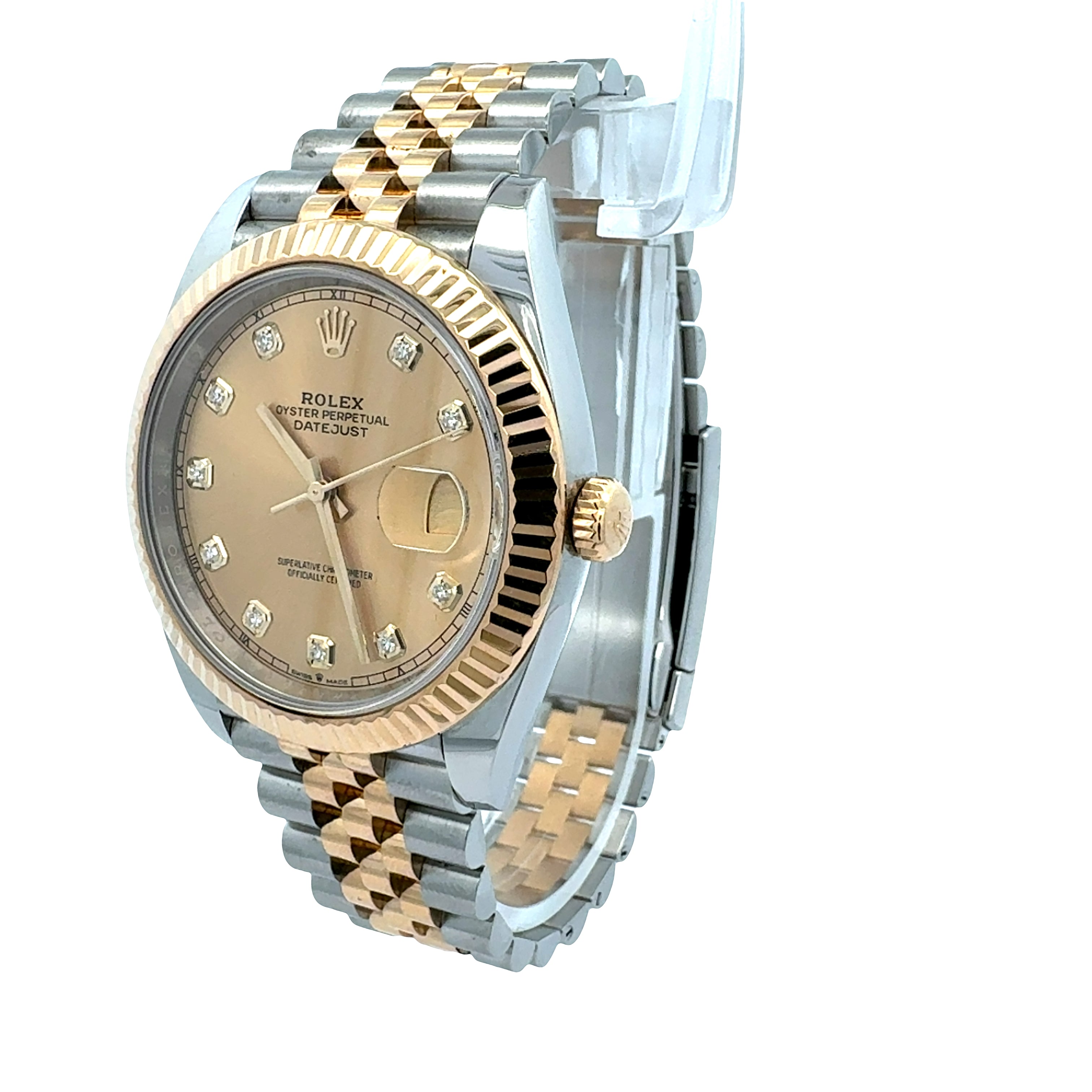 Rolex Datejust 41 reference 126333 Factory Diamond Dial