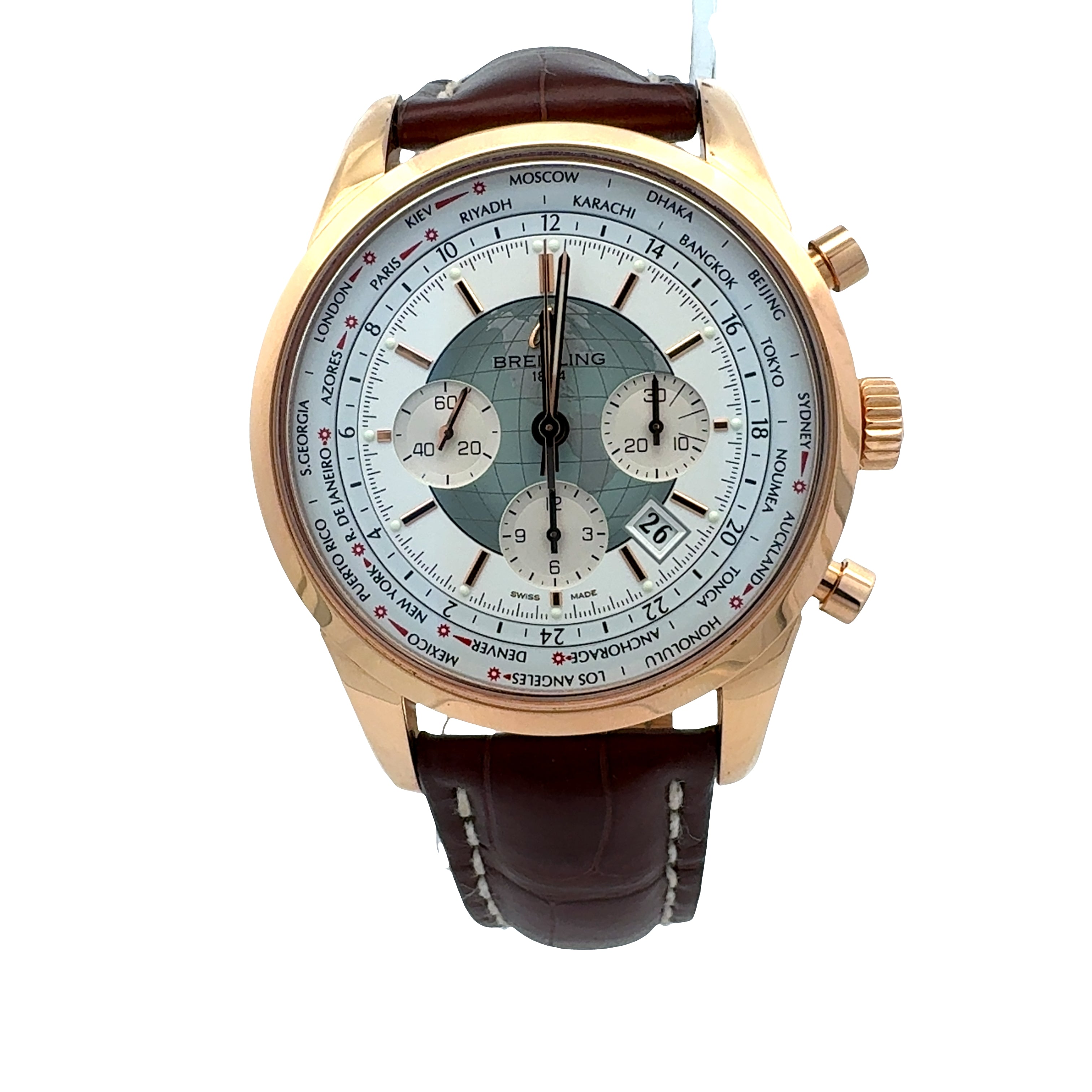 Breitling Transocean Chronograph Unitime reference RB0510U0/A733