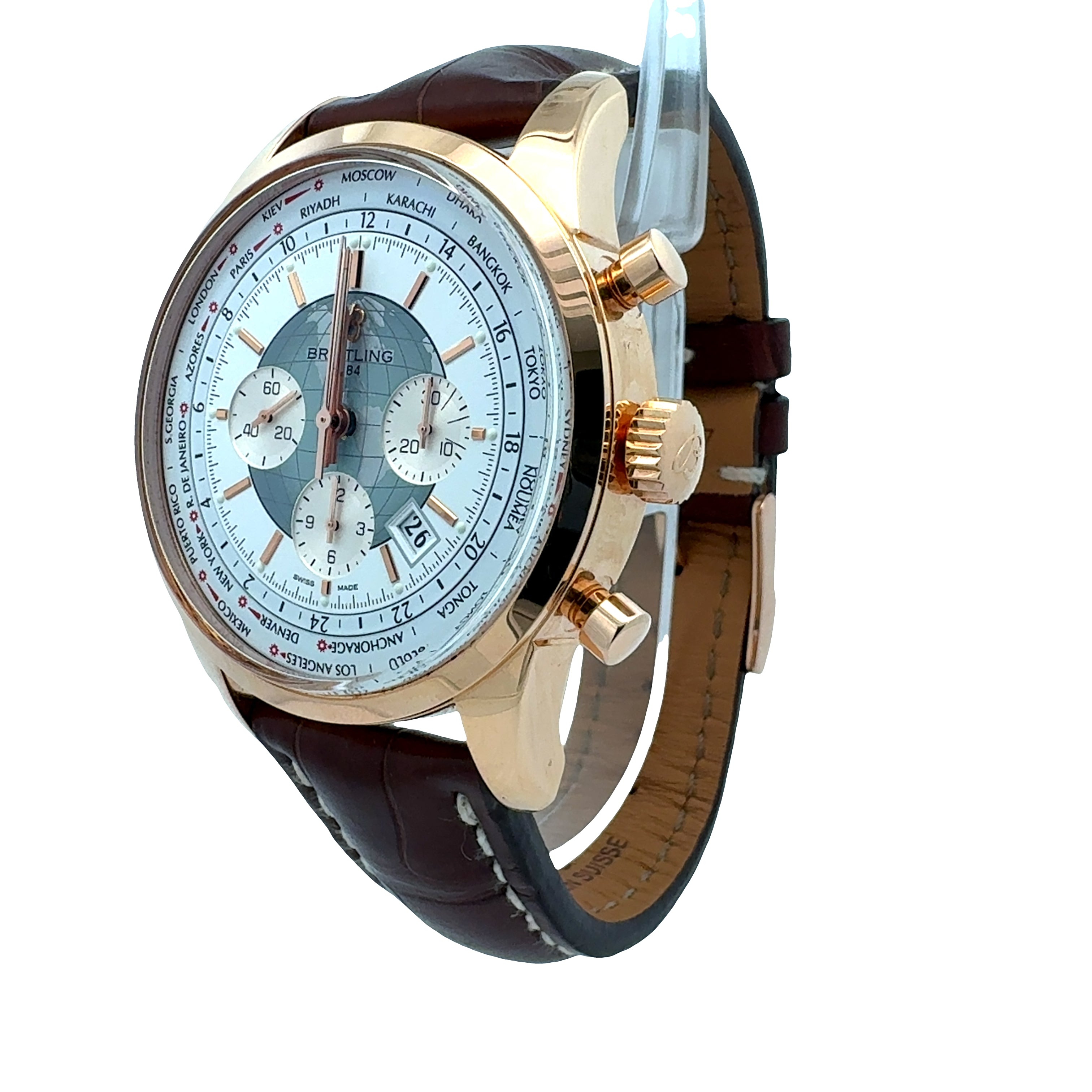 Breitling Transocean Chronograph Unitime reference RB0510U0/A733