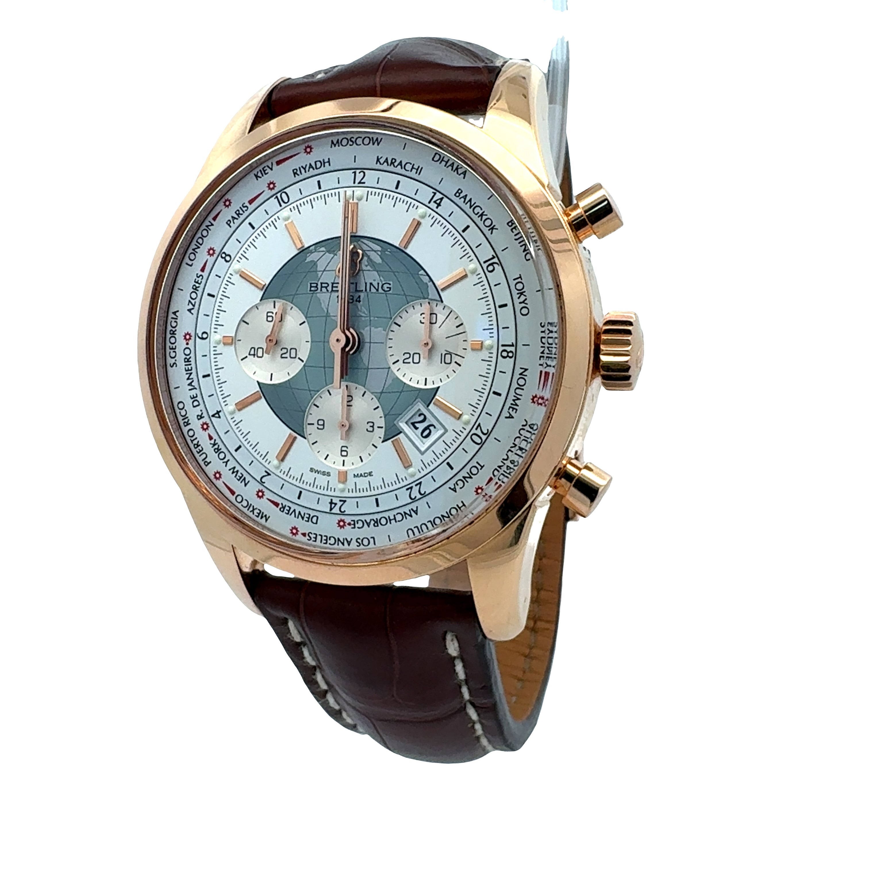 Breitling Transocean Chronograph Unitime reference RB0510U0/A733
