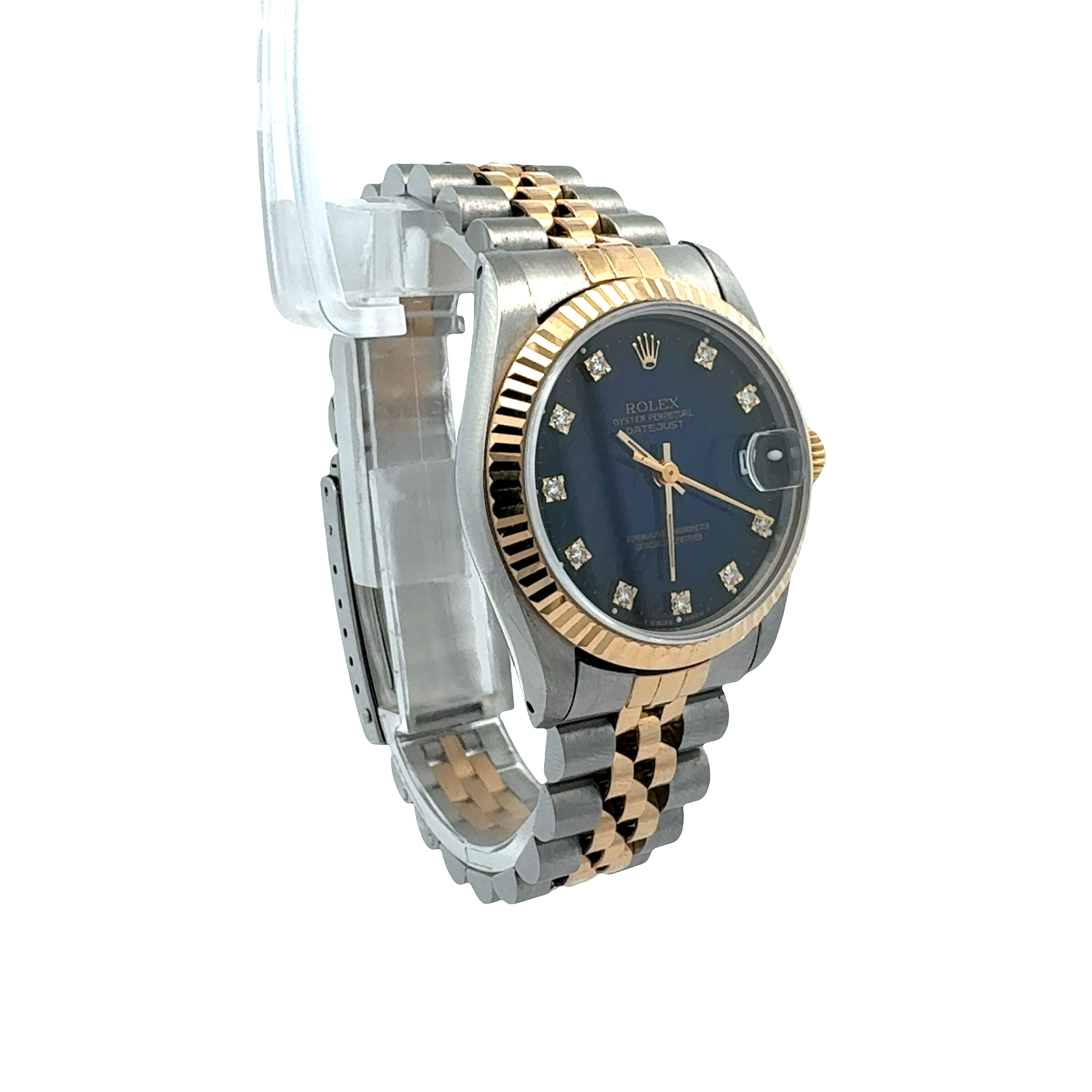Rolex Datejust 31 reference 68273 Blue Vignette Diamond Dial