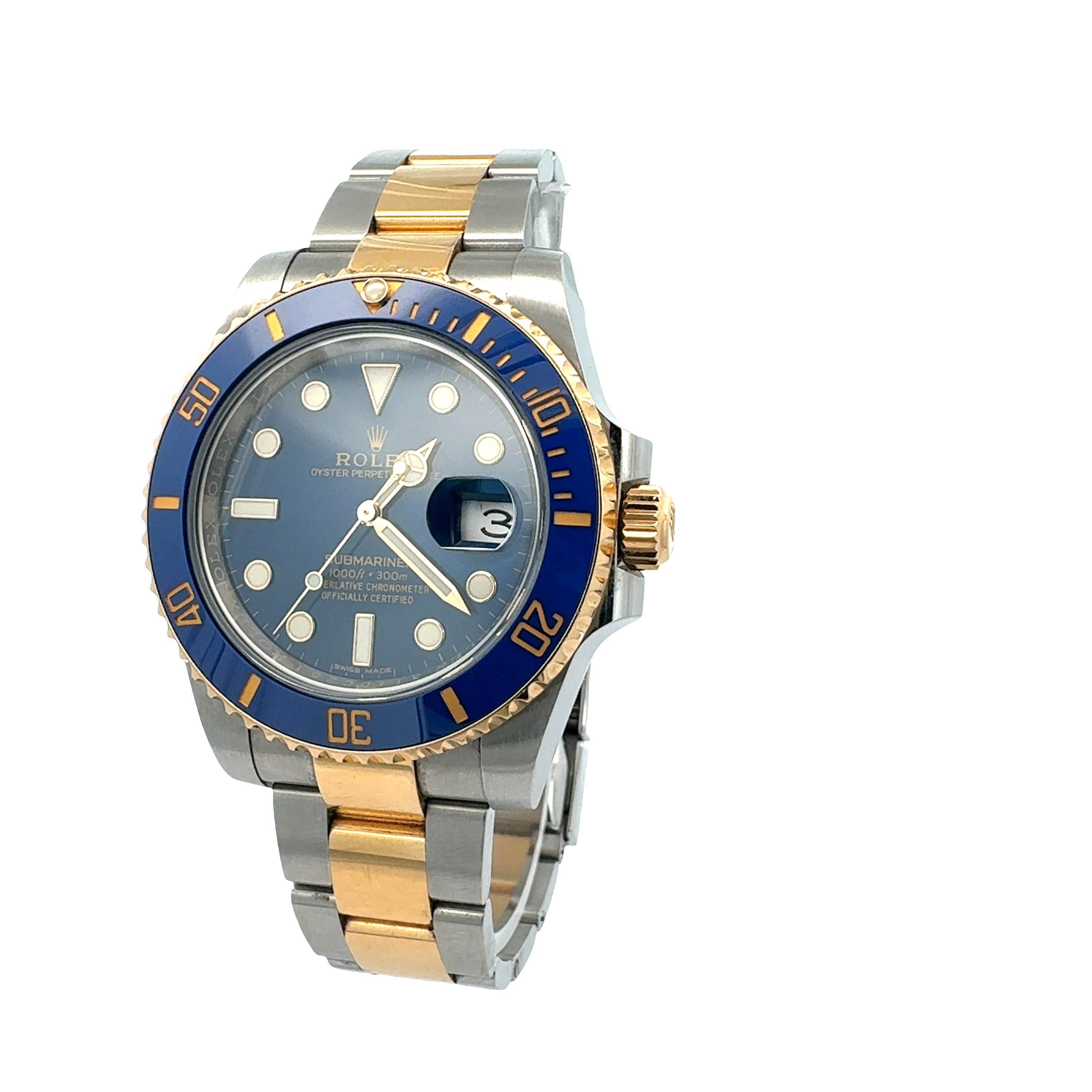 Rolex Steel and Yellow Gold Submariner reference 116613LB