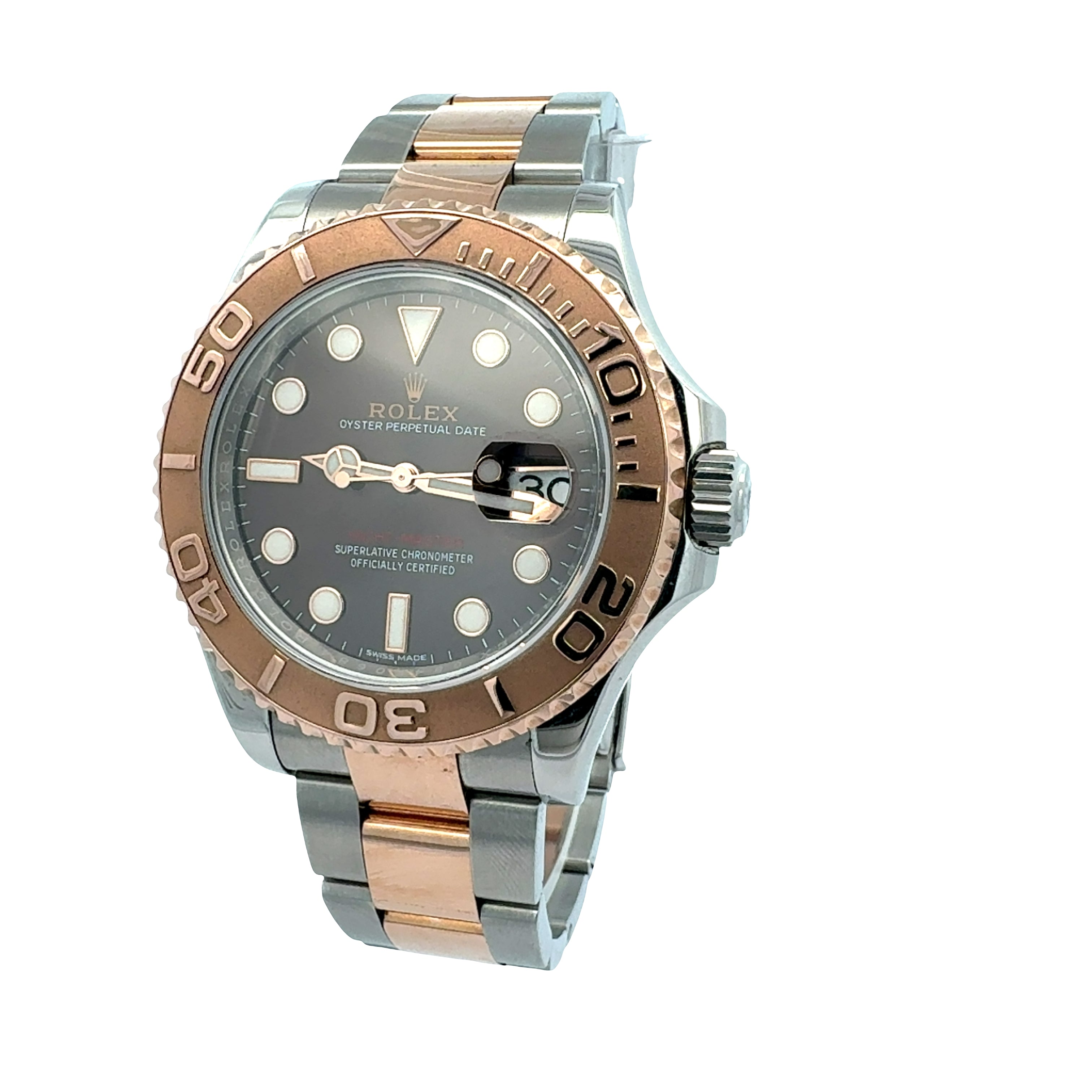 Rolex Steel and Rose Gold Yachtmaster 40 reference 116621