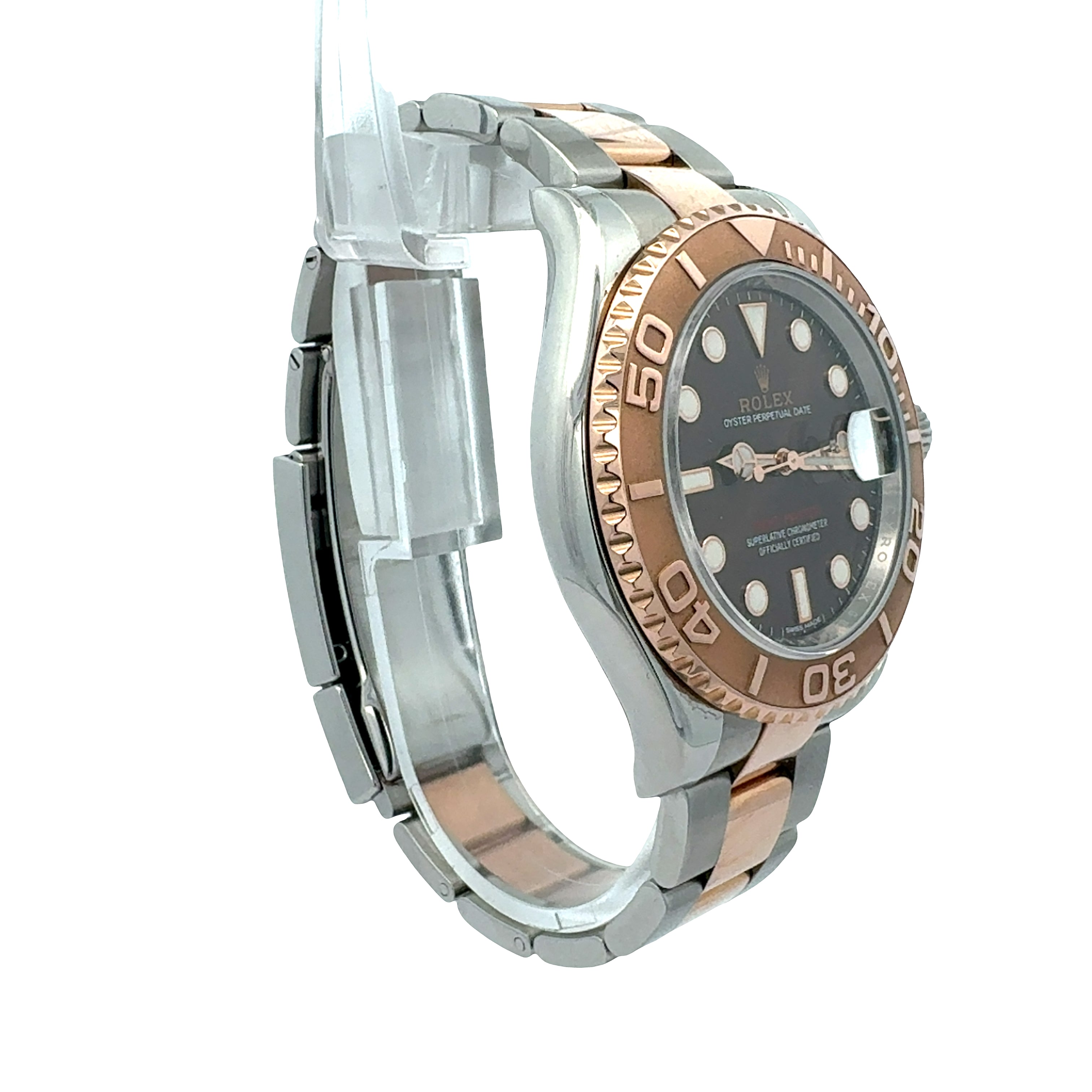 Rolex Steel and Rose Gold Yachtmaster 40 reference 116621