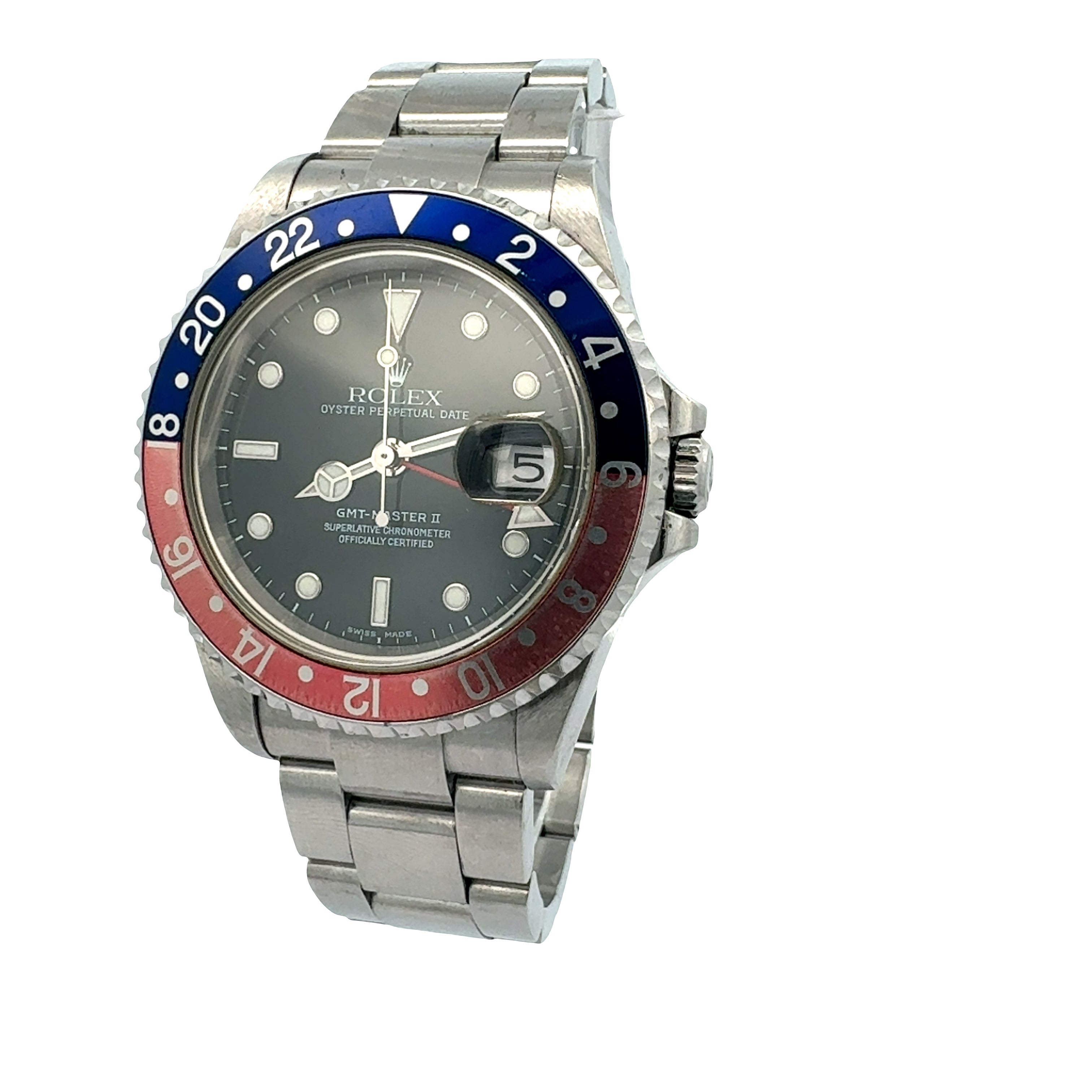 Rolex GMT Master II Pepsi reference 16710